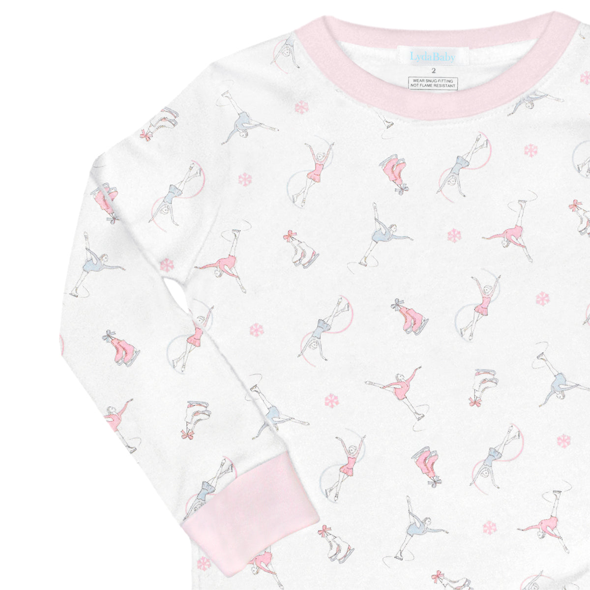 Ice Skating Printed Pajama | Baby Girl