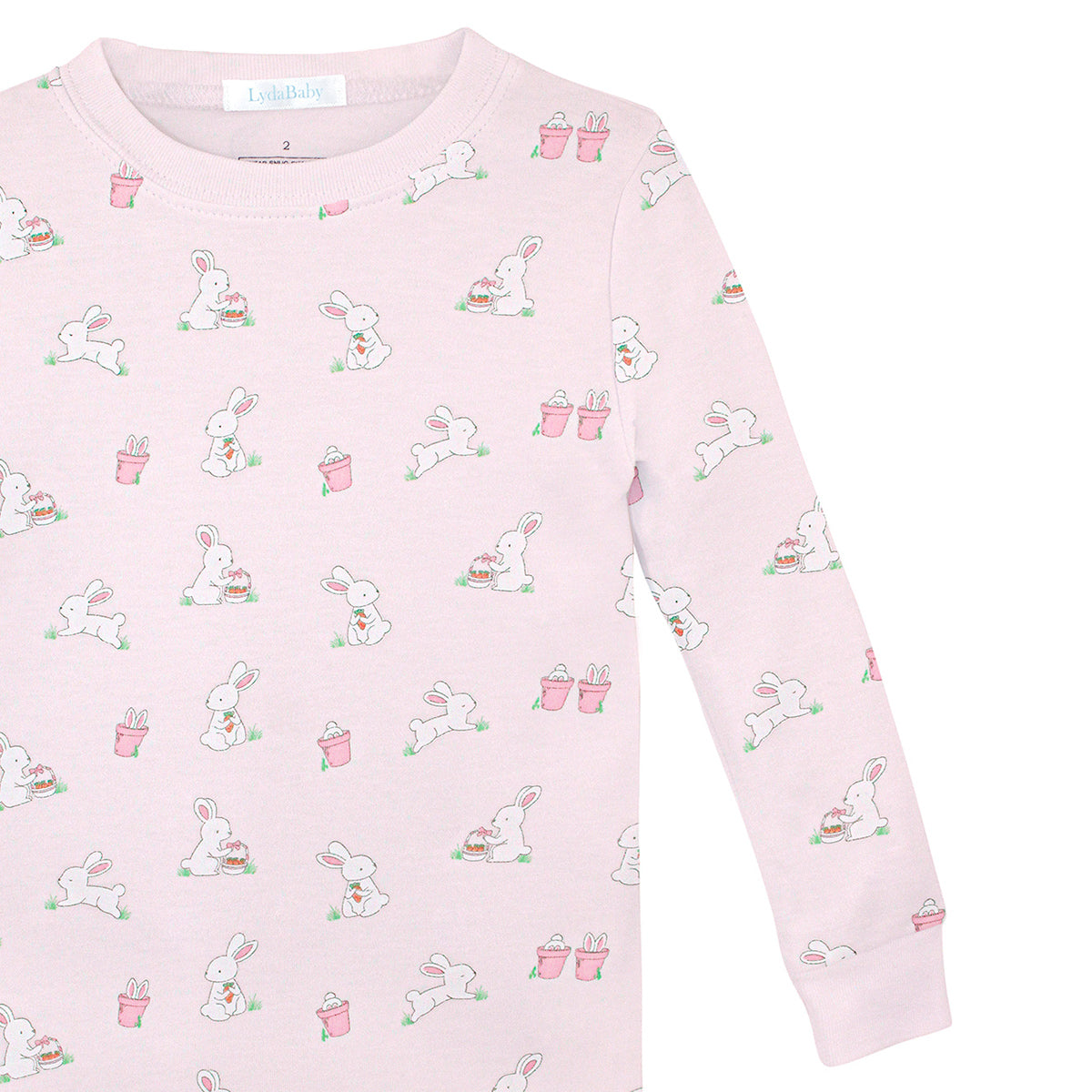 Bunnies in the Garden Printed Pajama | Girl