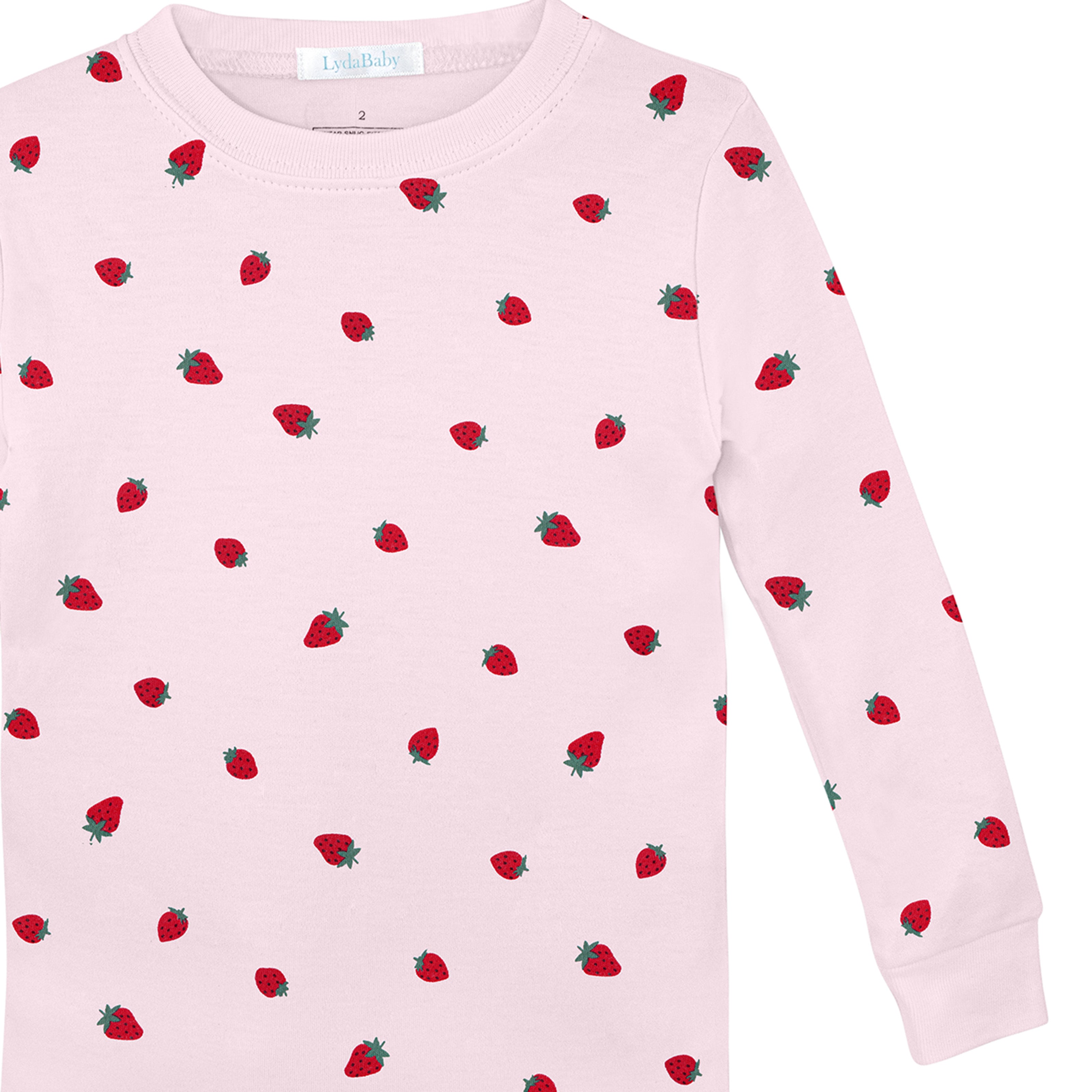 Strawberries Printed Pajama | Girl