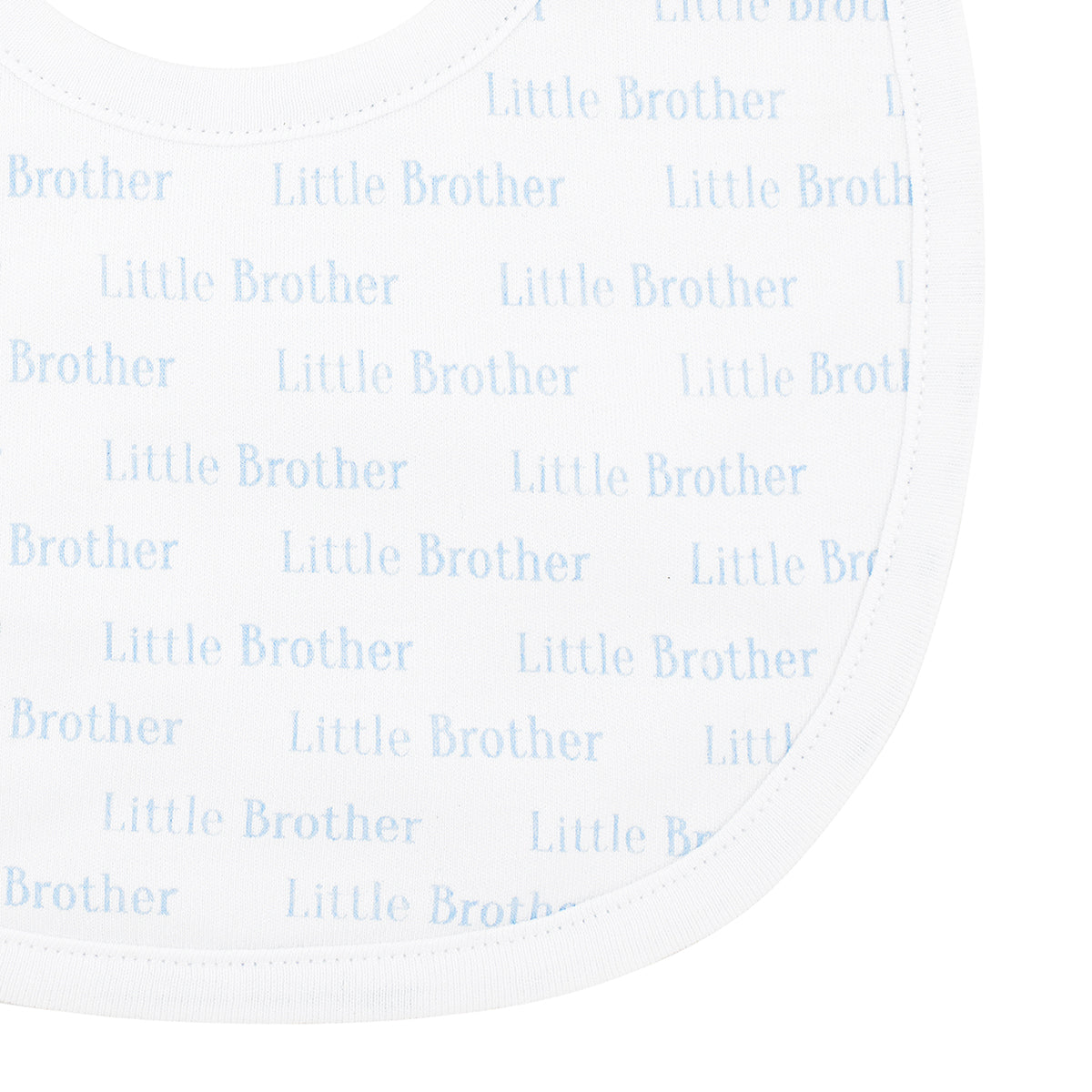 Little Brother Printed Bib | Baby Boy