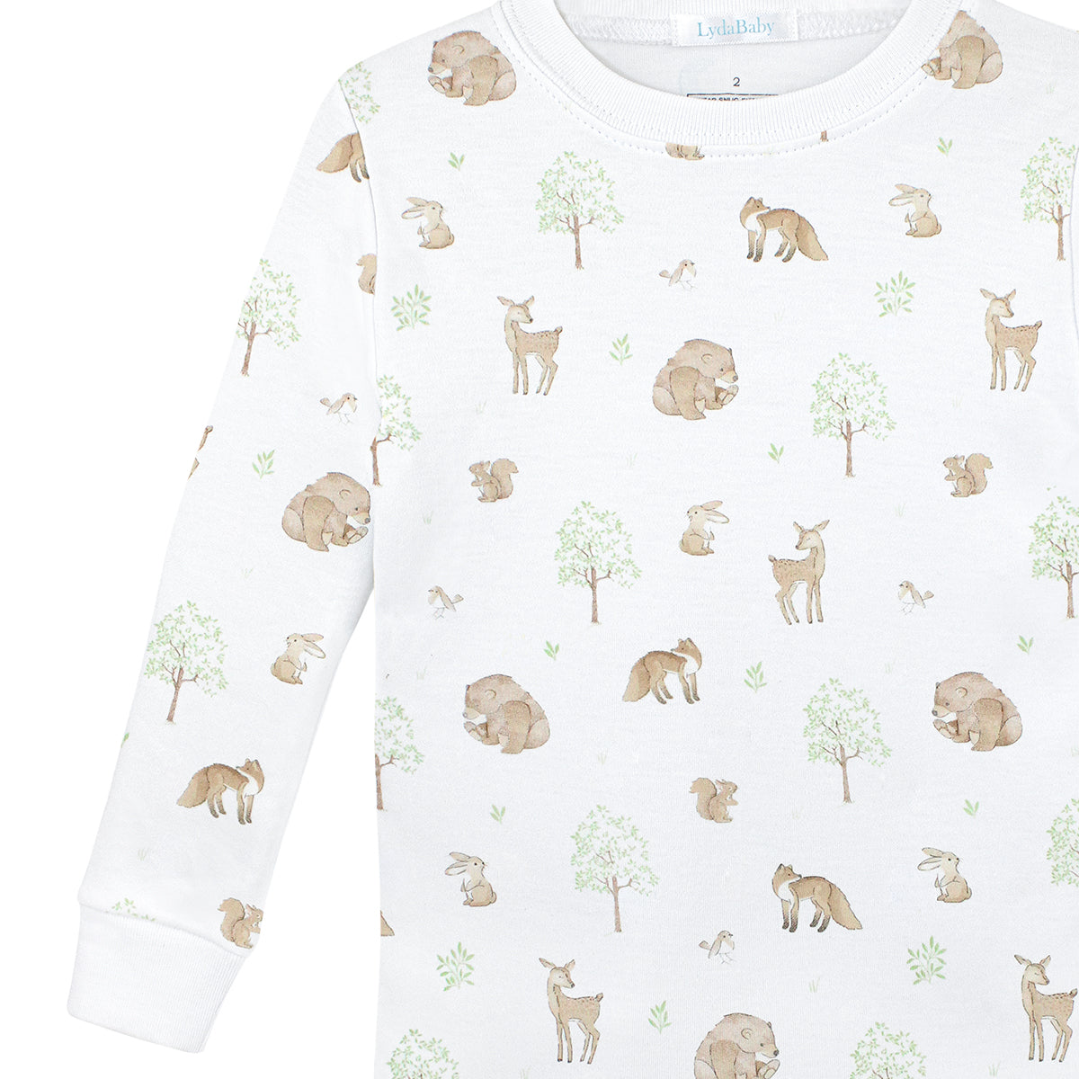 Woodland Friends Printed Pajama | Baby Unisex