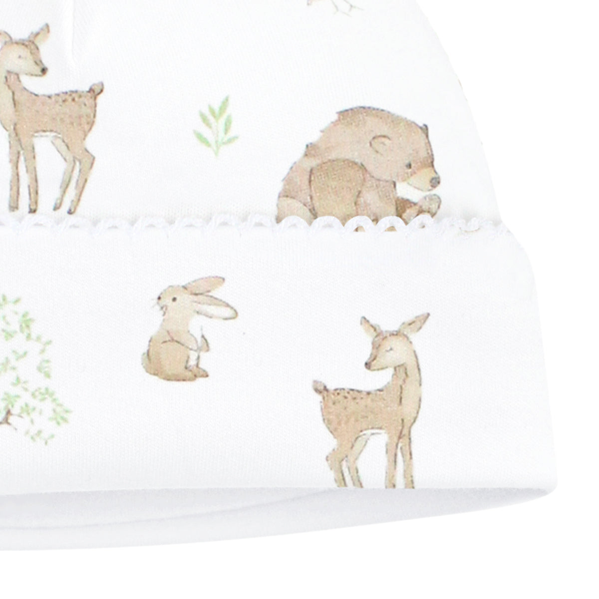Woodland Friends Printed Hat | Baby Unisex