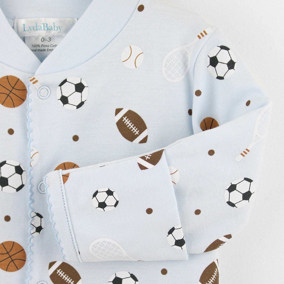 All Star Sports Printed Footie | Baby Boy