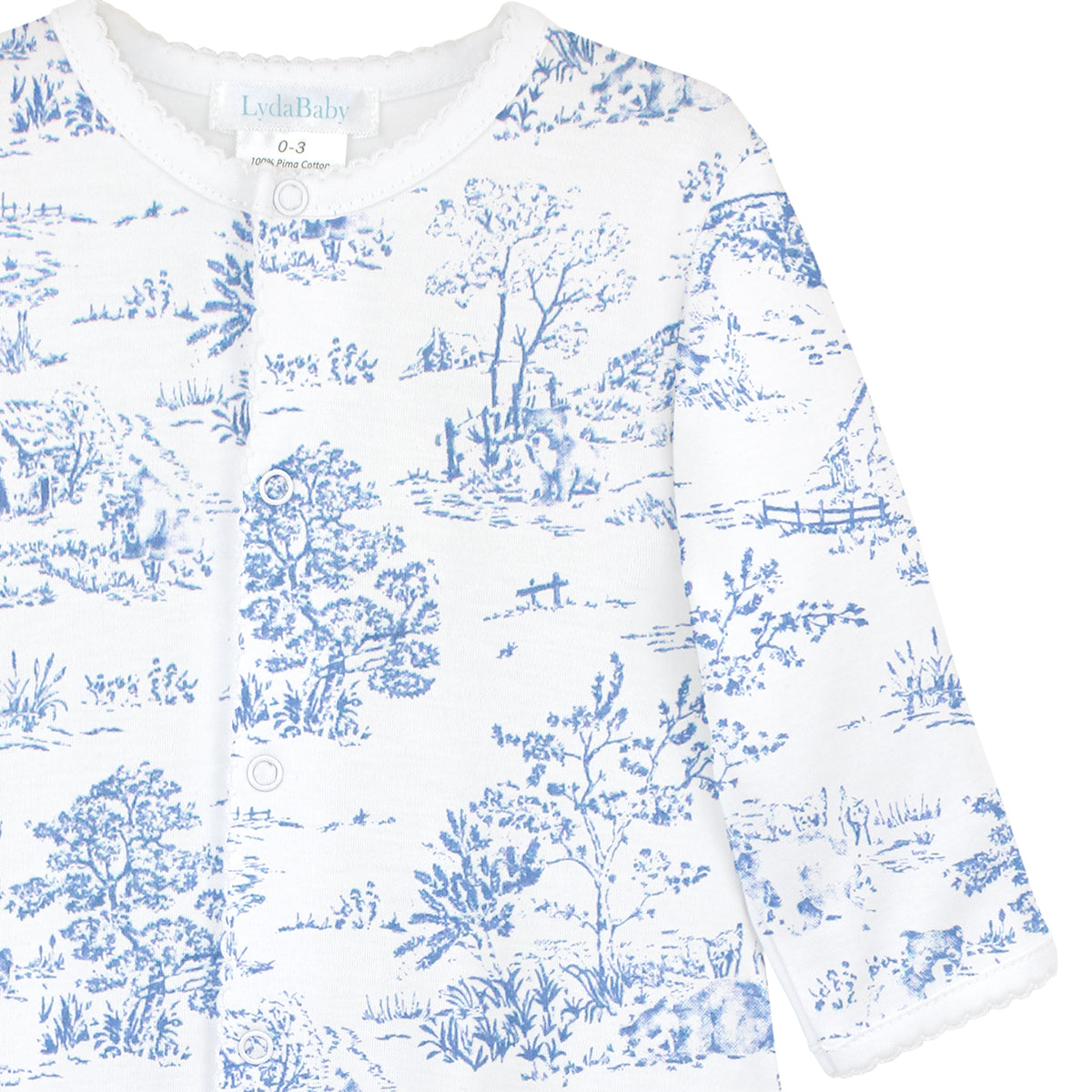 Toile de Jouy Printed Converter | Baby Girl