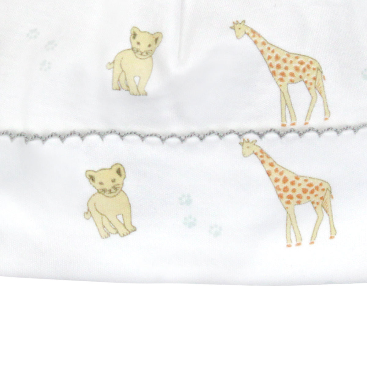 Safari Animals Printed Hat | Baby Unisex