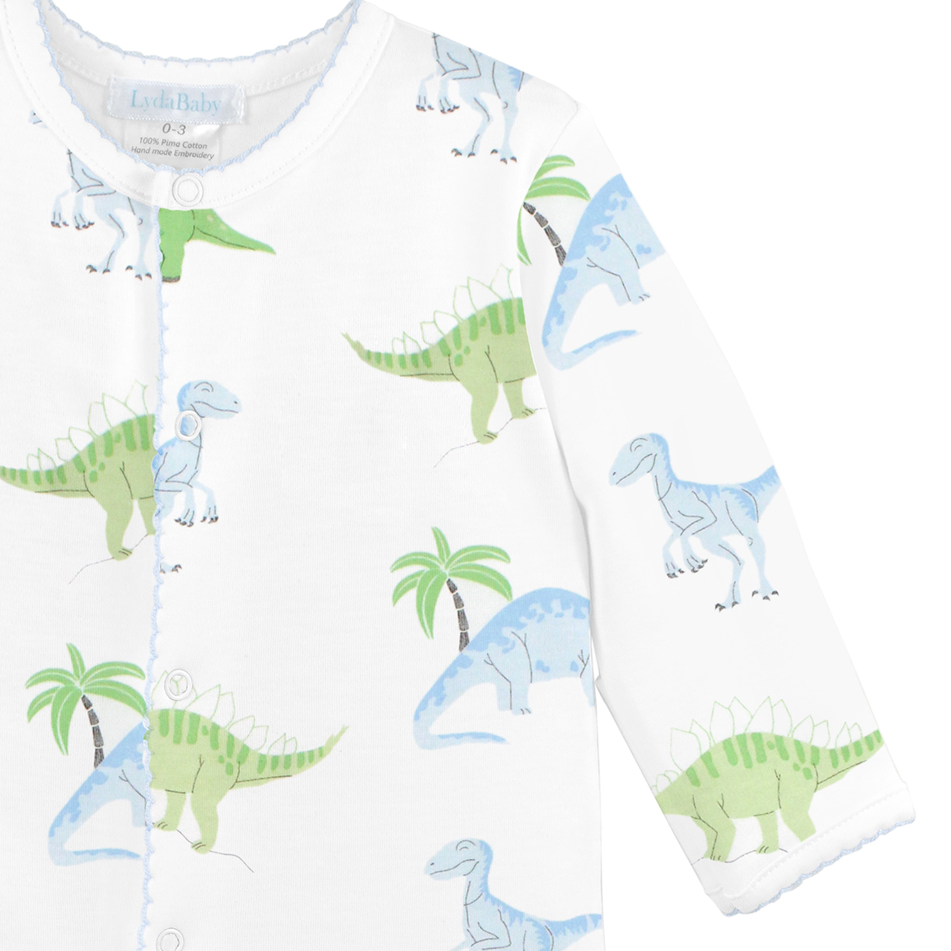 Friendly Dinos Printed Footie | Baby Boy