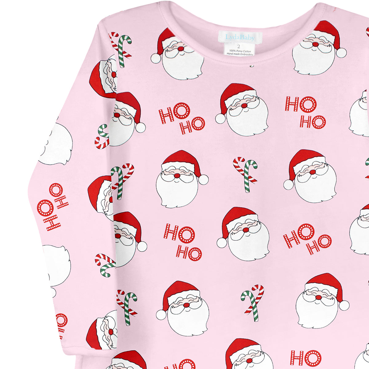 Jolly Santa Printed Dress | Baby Girl