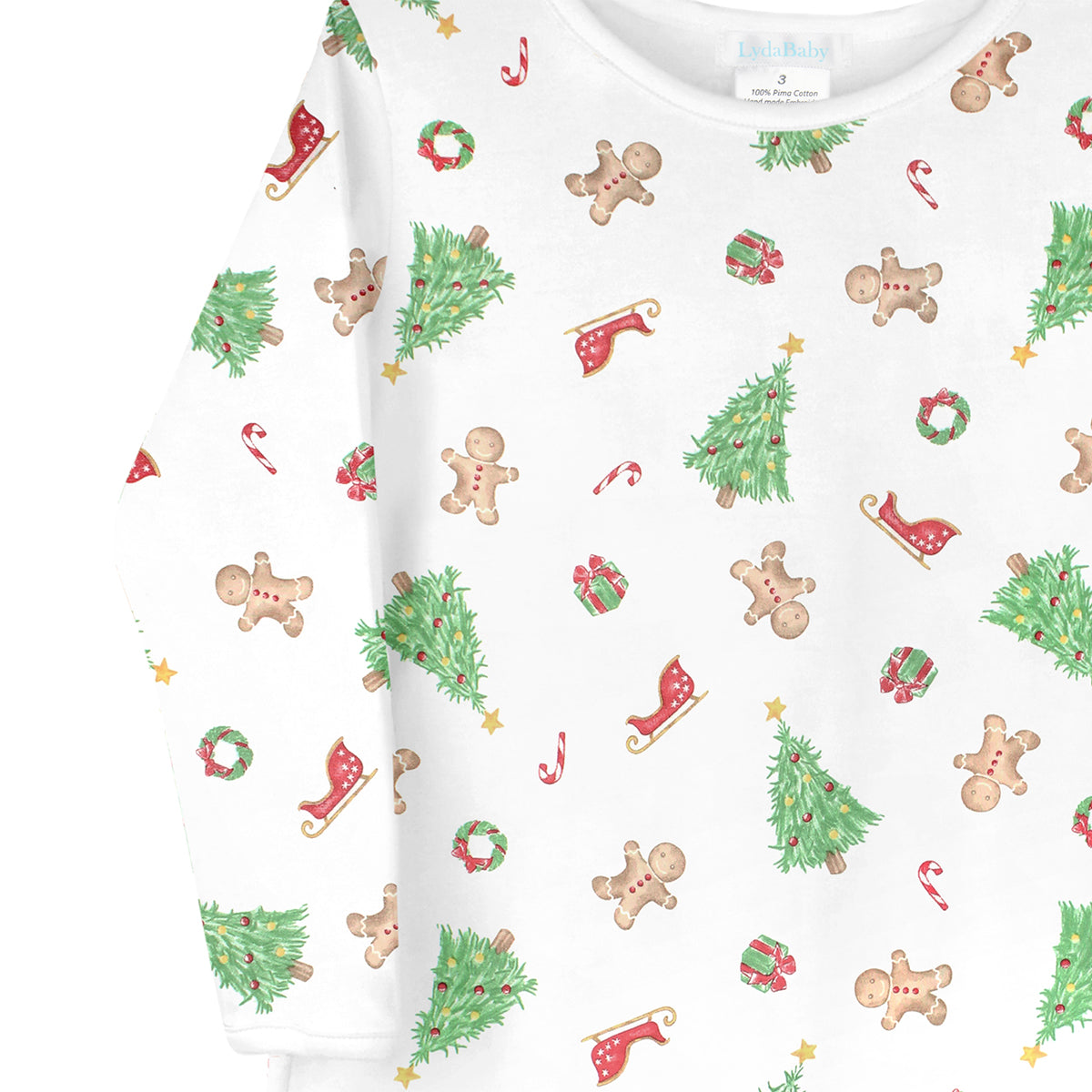 Santa is Here Printed Dress | Baby Girl