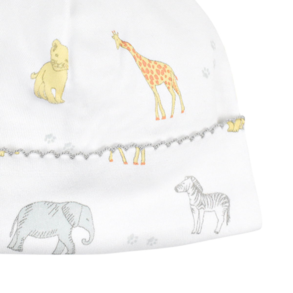 Safari Animals Printed Hat | Baby Unisex