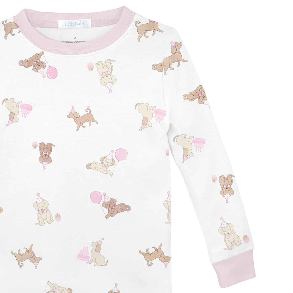 Birthday Puppy Printed Pajama | Girl