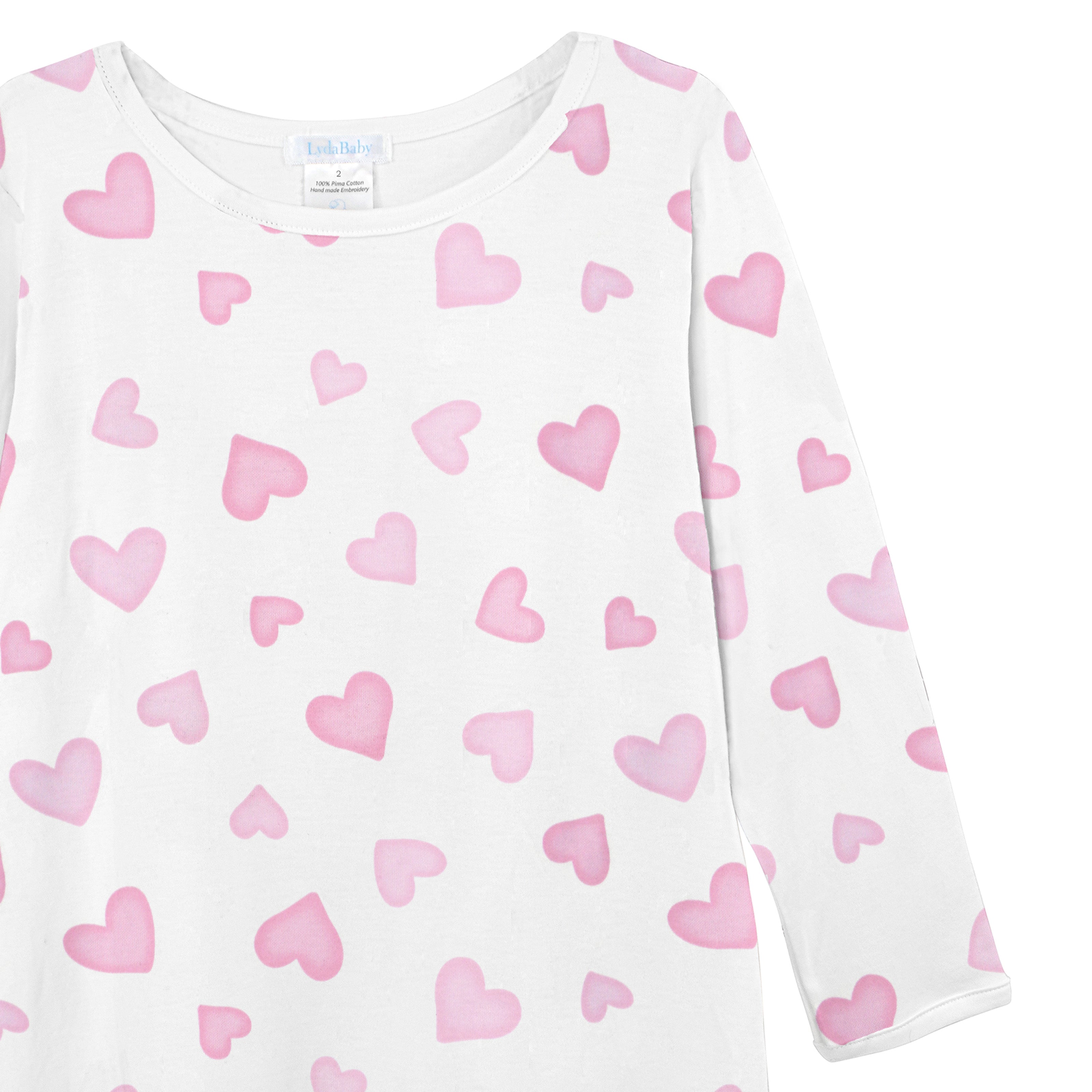 Bright Hearts Printed Dress | Girl