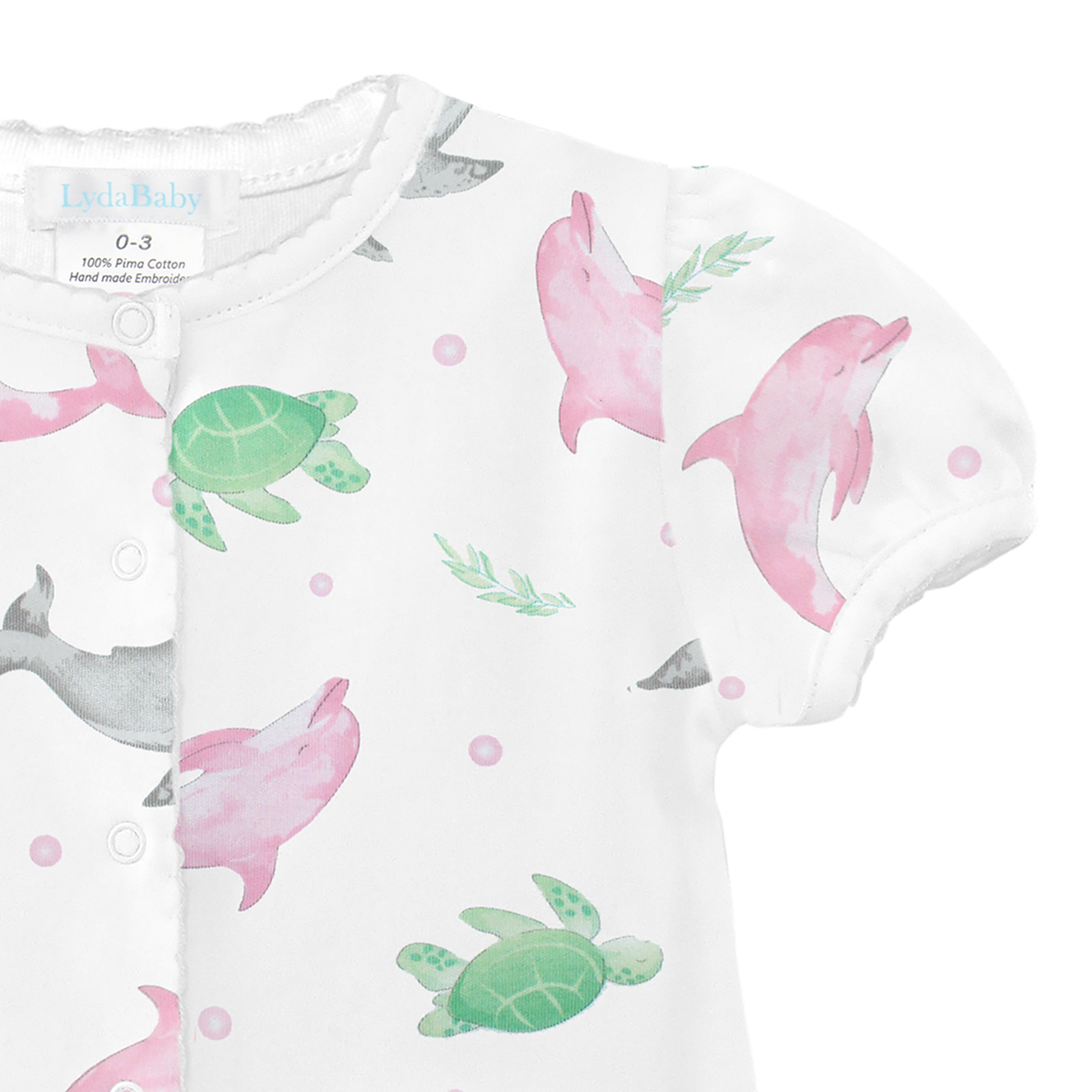 Ocean Friends Printed Romper | Baby Girl