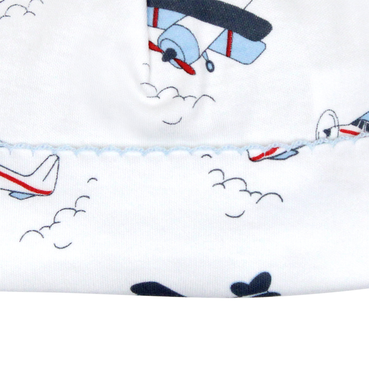 Vintage Airplanes Printed Hat | Baby Boy