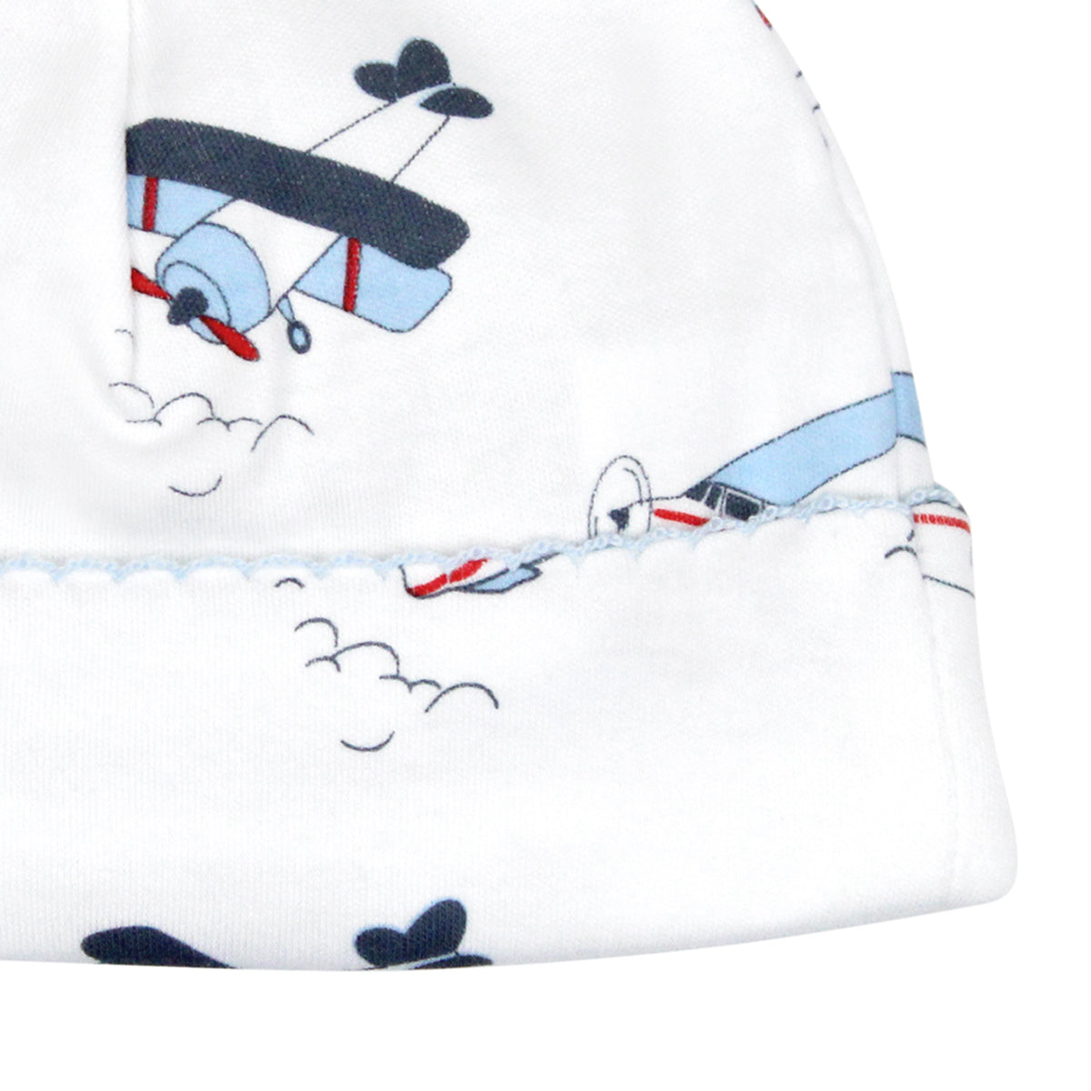 Vintage Airplanes Printed Hat | Baby Boy