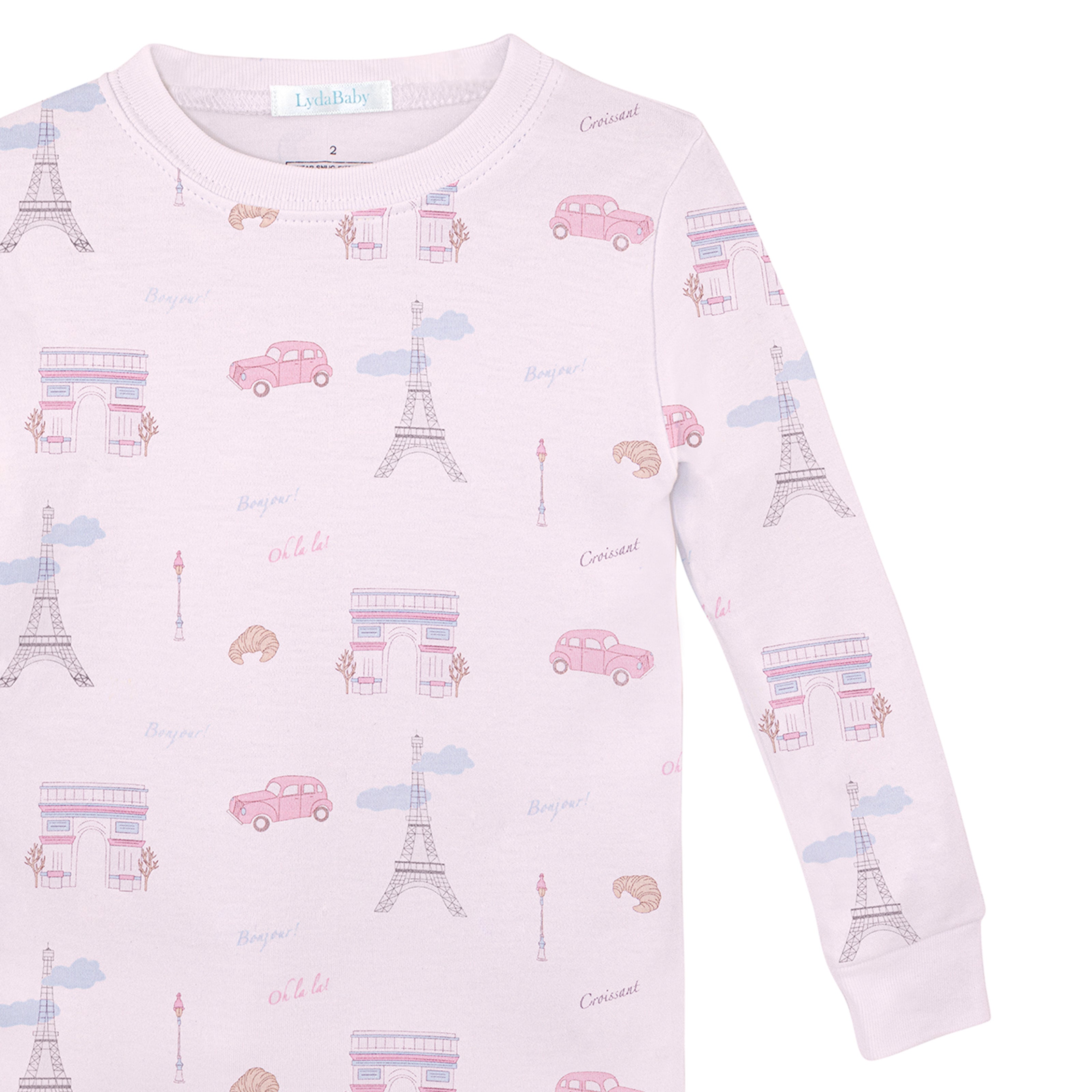Love Paris Printed Pajama | Girl