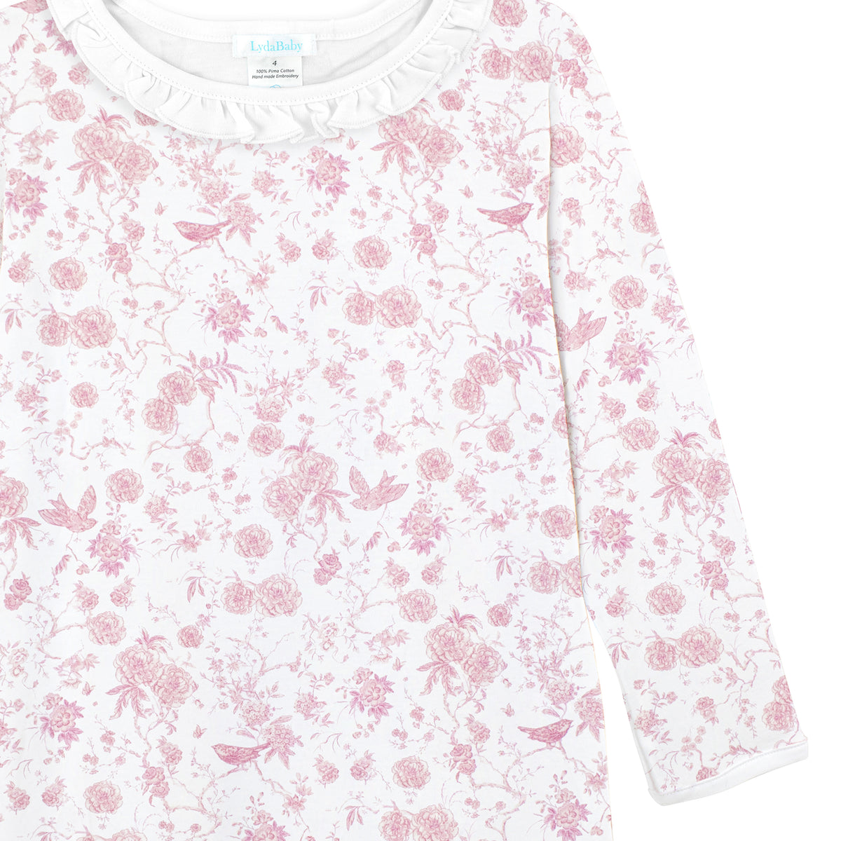 Autumn Garden Pink Printed Dress | Girl