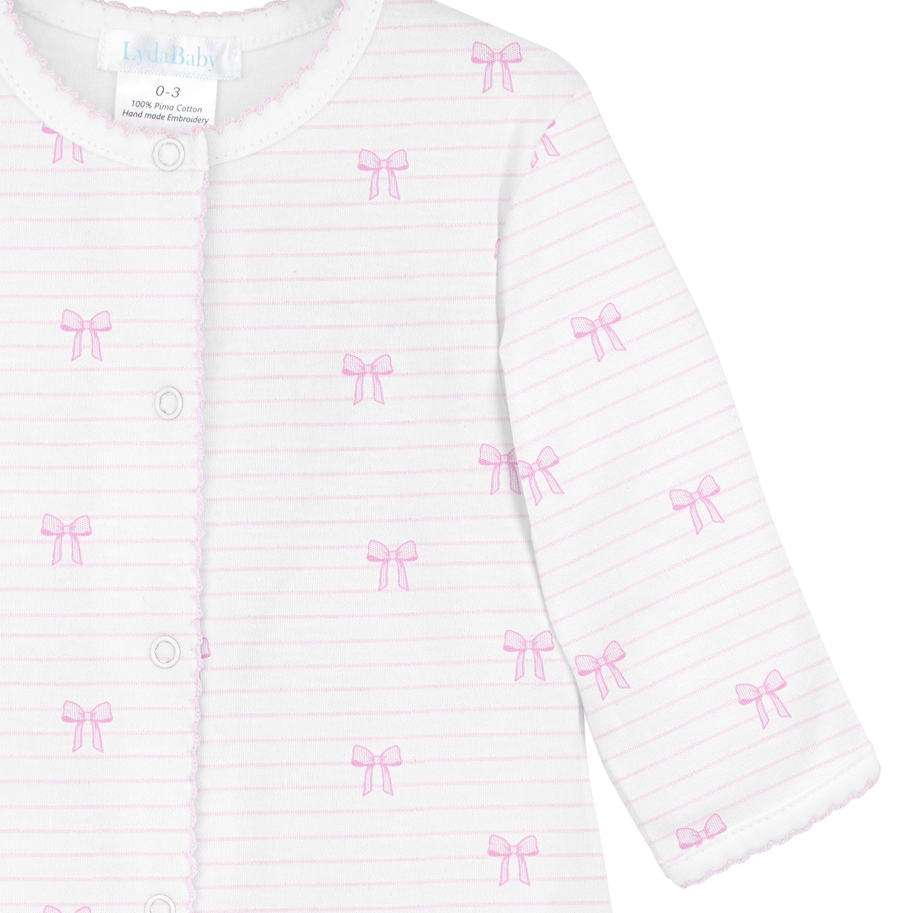 Bows and Stripes Printed Converter | Baby Girl