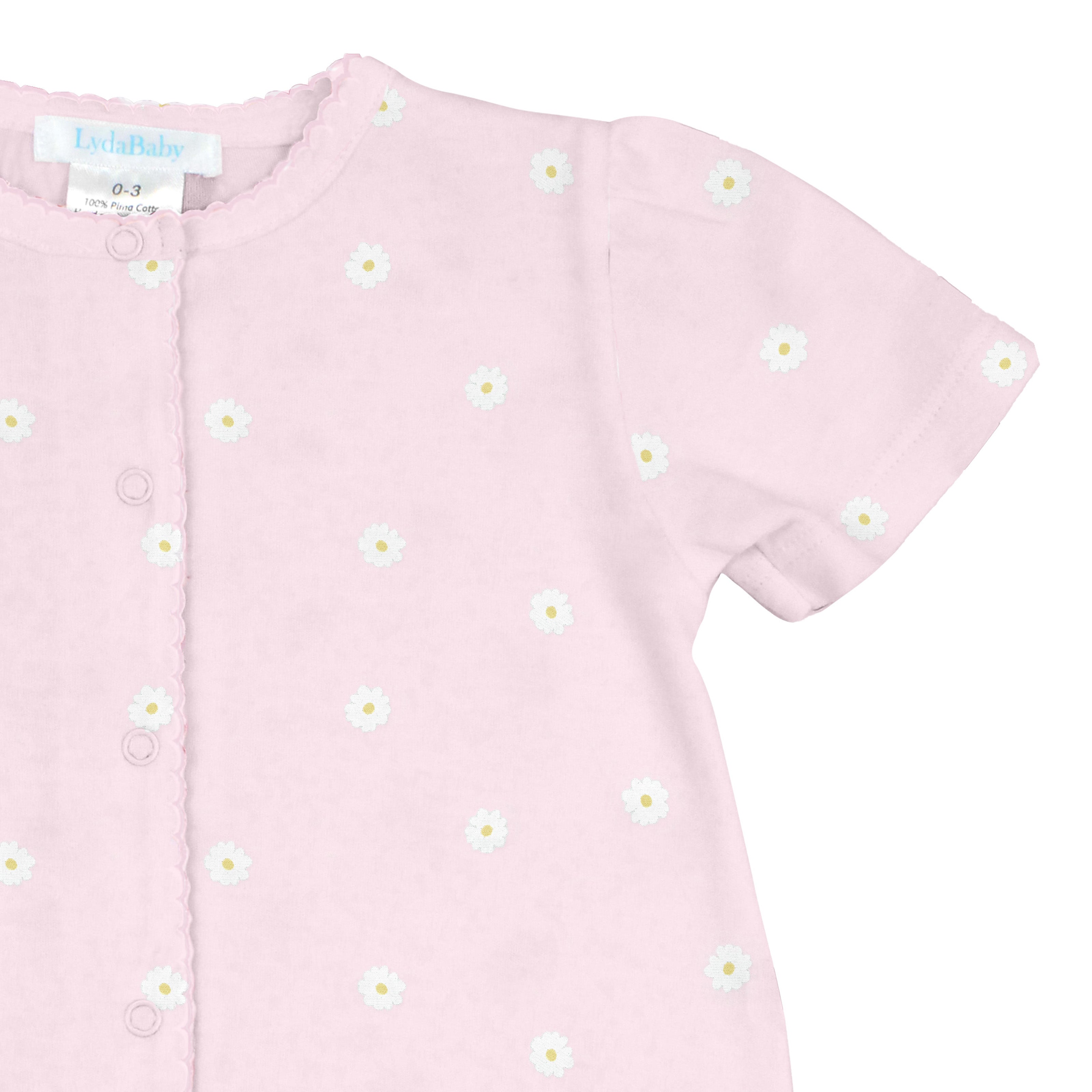 Lovely Daisies Printed Romper | Baby Girl