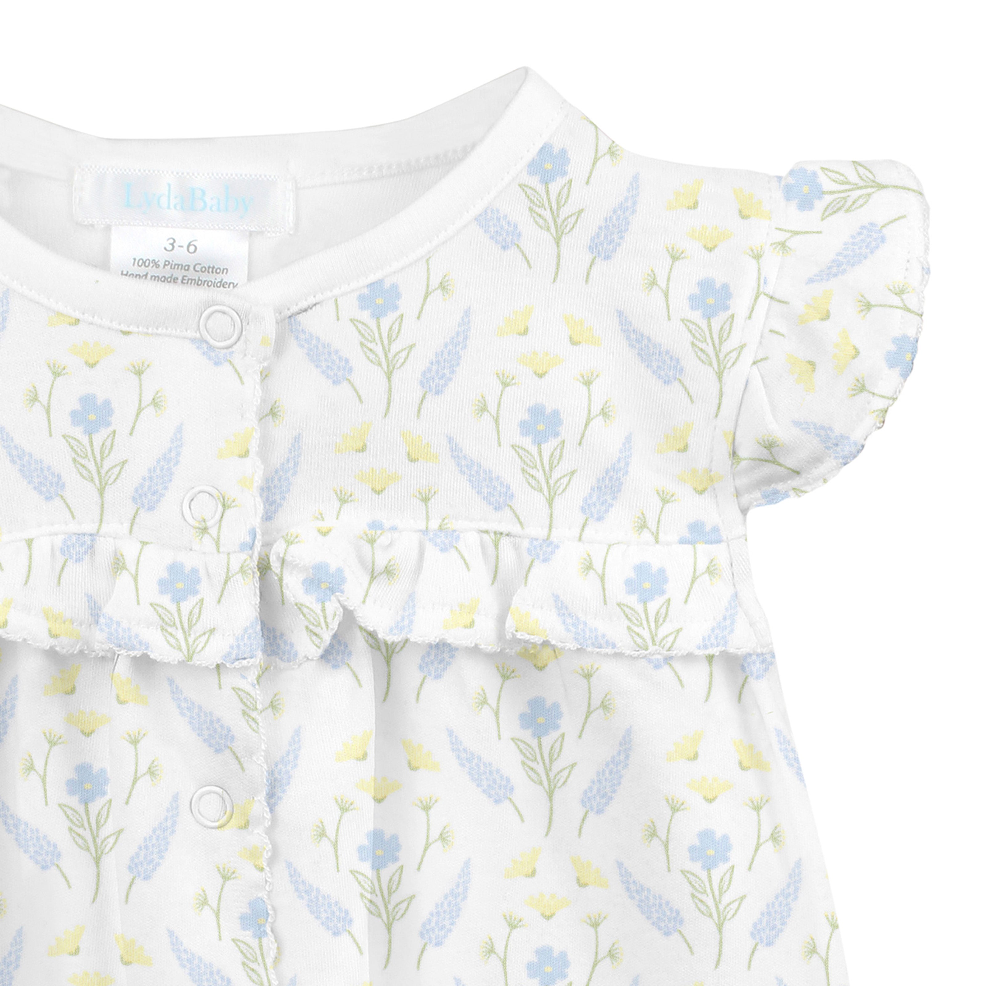 Serene Floral Printed Romper | Baby Girl
