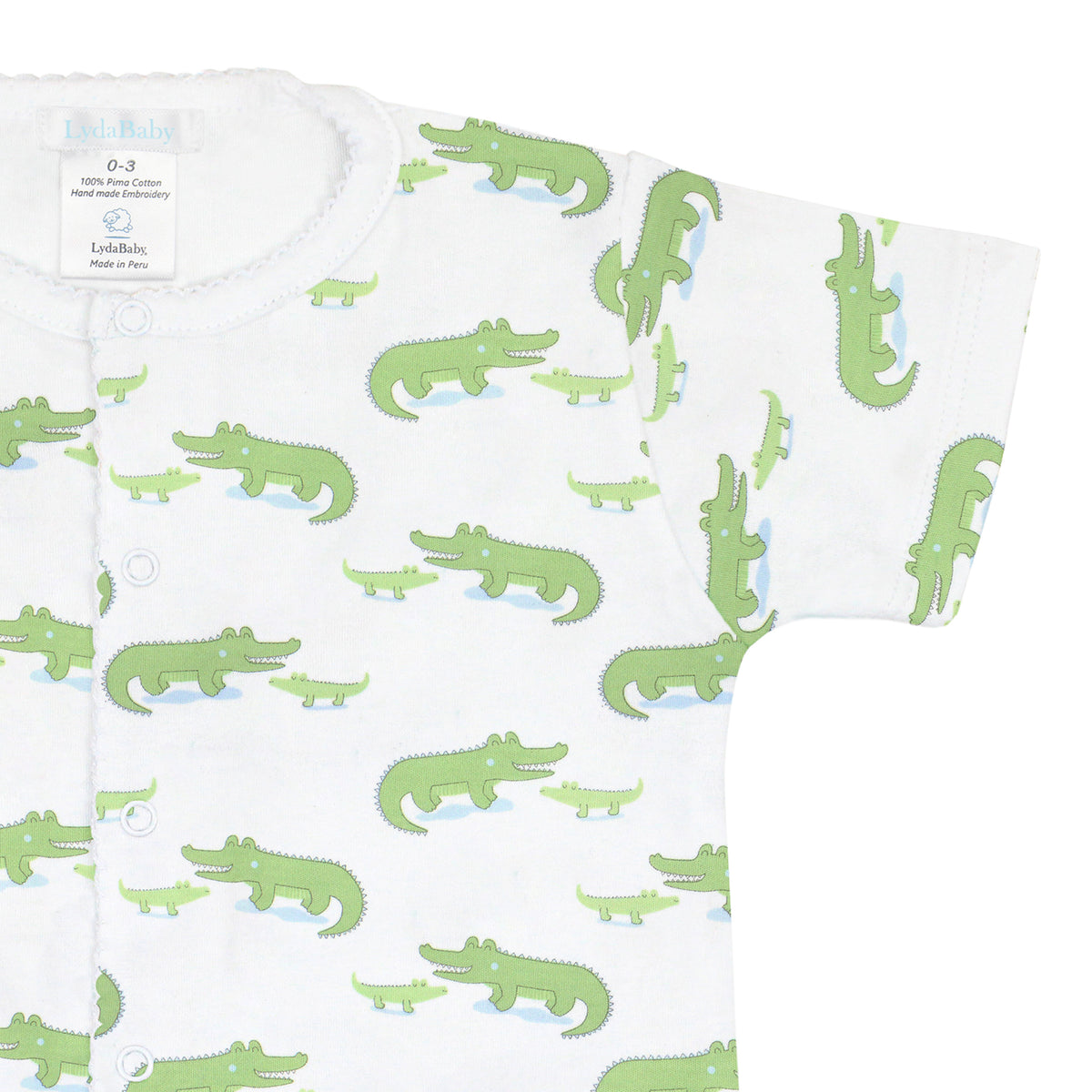 Alligator Printed Romper | Baby Boy
