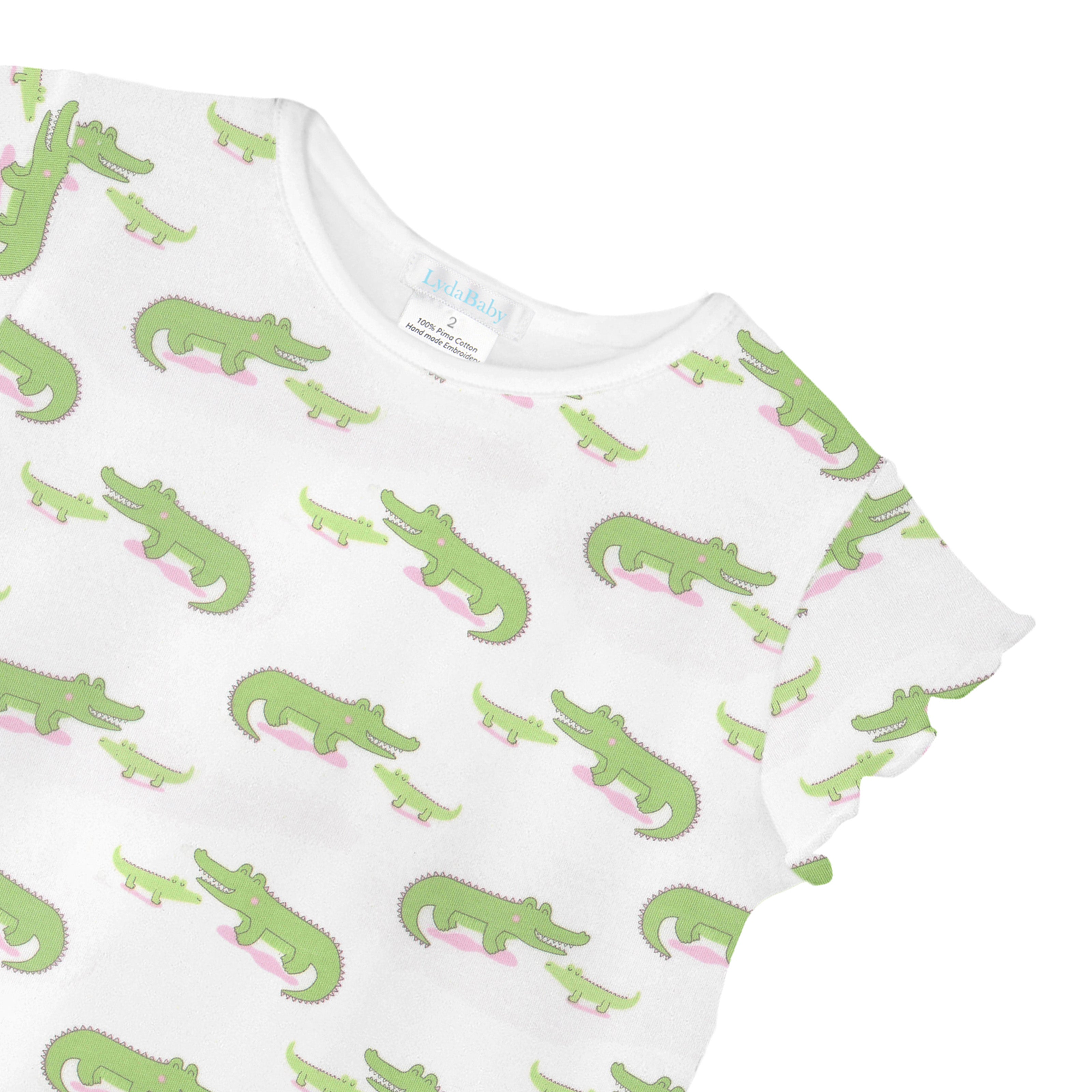 Alligator Printed Dress | Girl