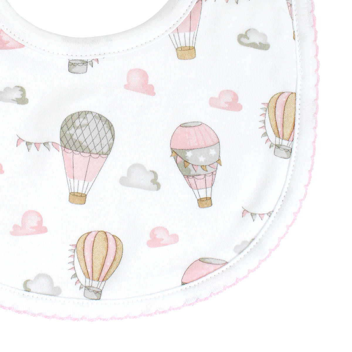 Fly Away Printed Bib | Baby Girl