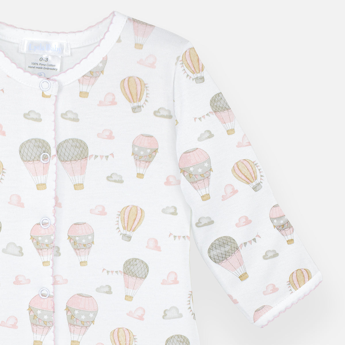 Fly Away Printed Footie | Baby Girl