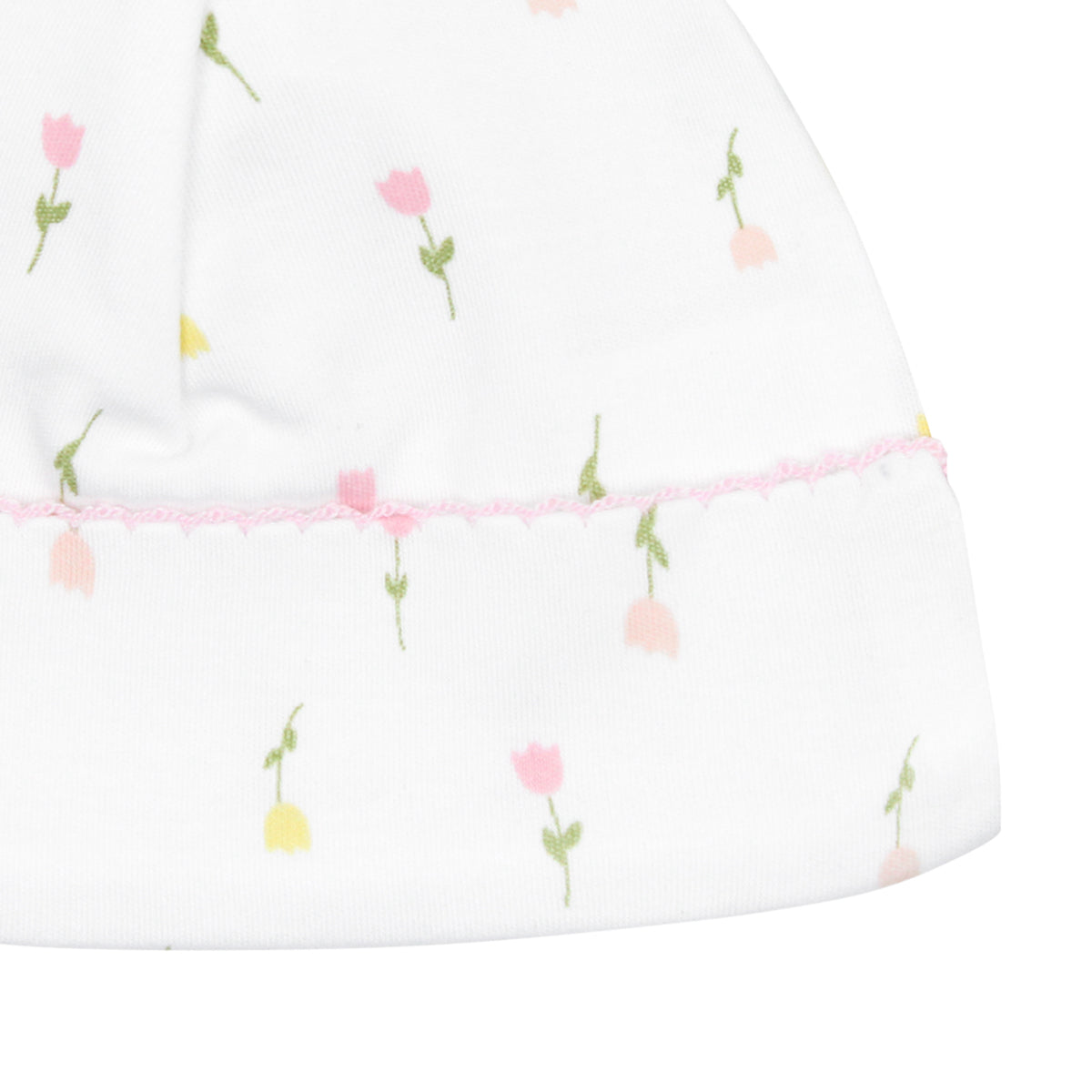 Tulip Flowers Printed Hat | Baby Girl