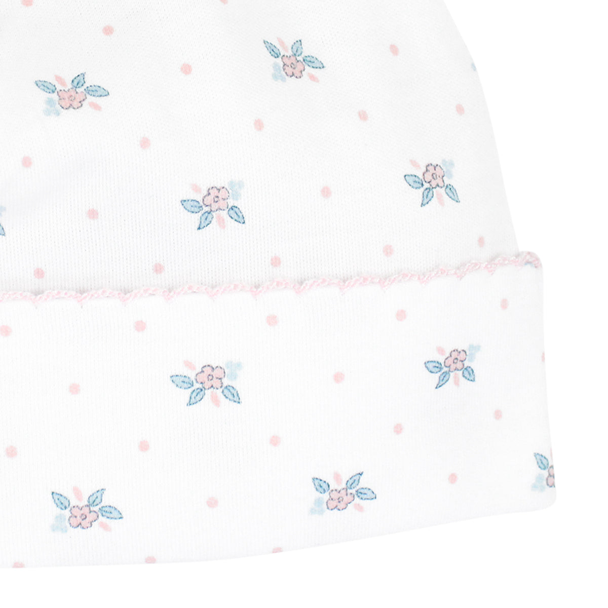 Tiny Flowers Printed Hat | Baby Girl