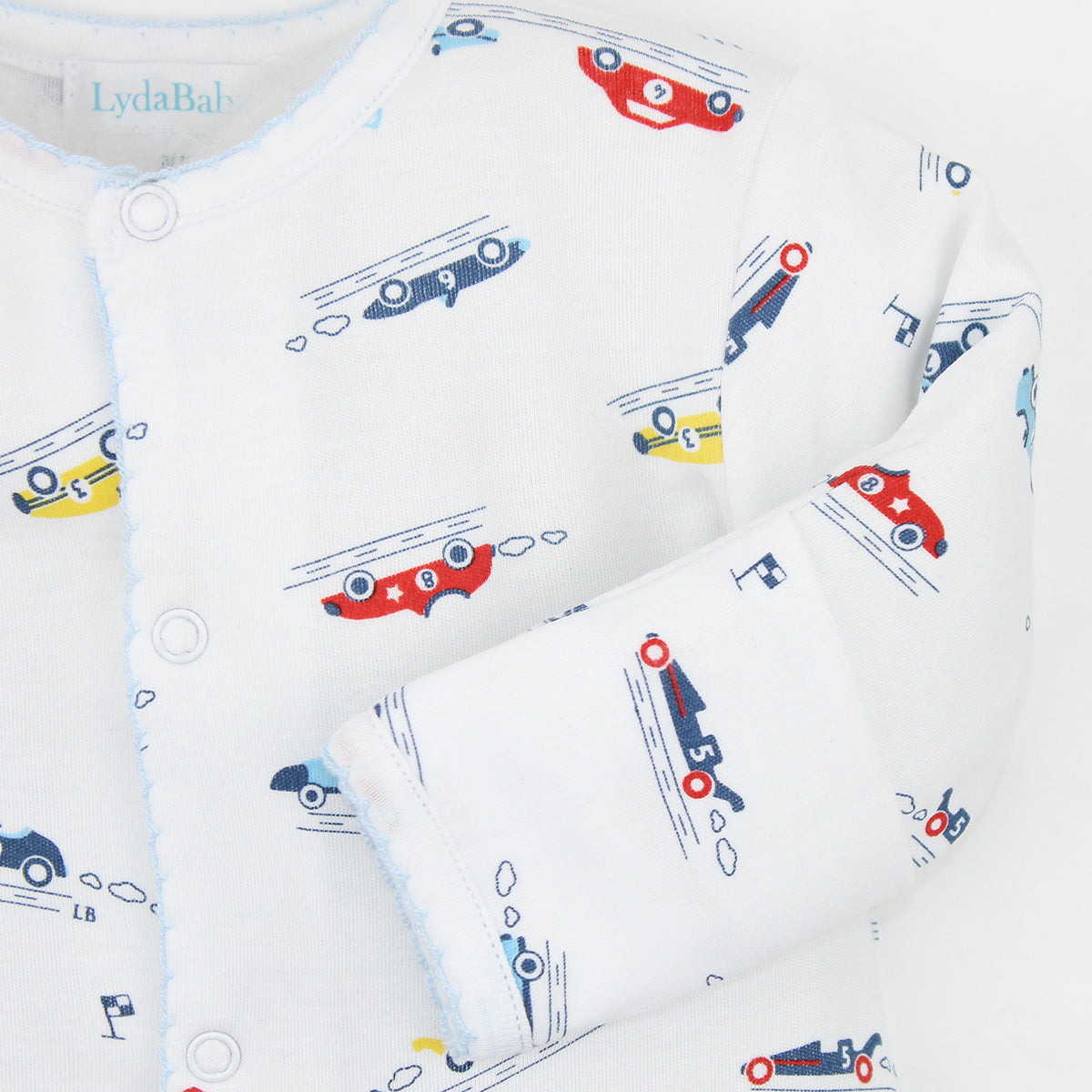 Racers Printed Footie | Baby Boy