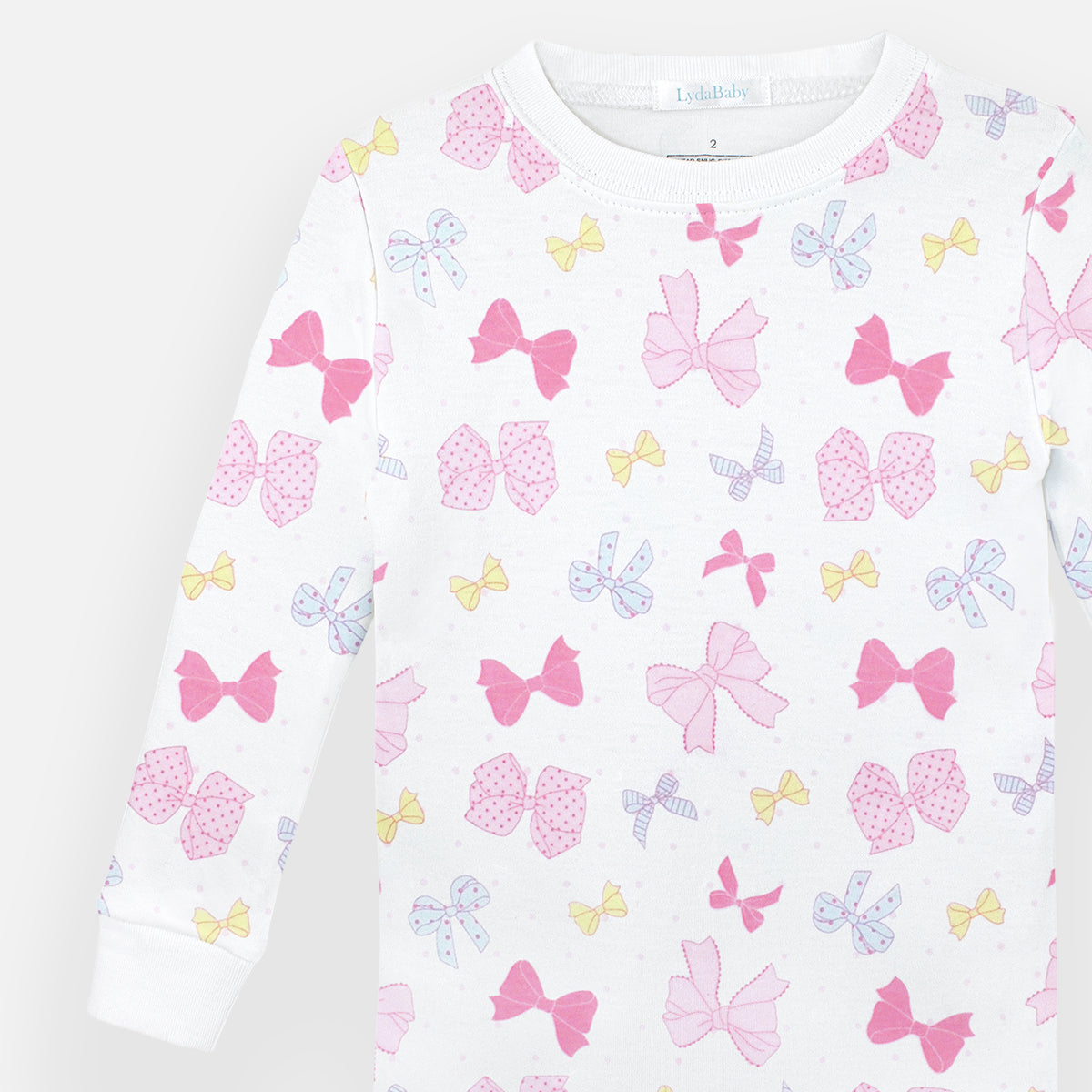 All Bows Printed Pajama | Girl