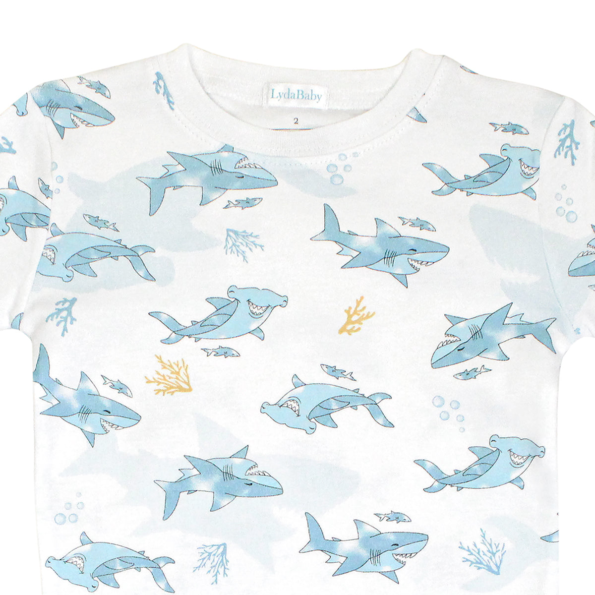 Friendly Sharks Printed Pajama | Boy