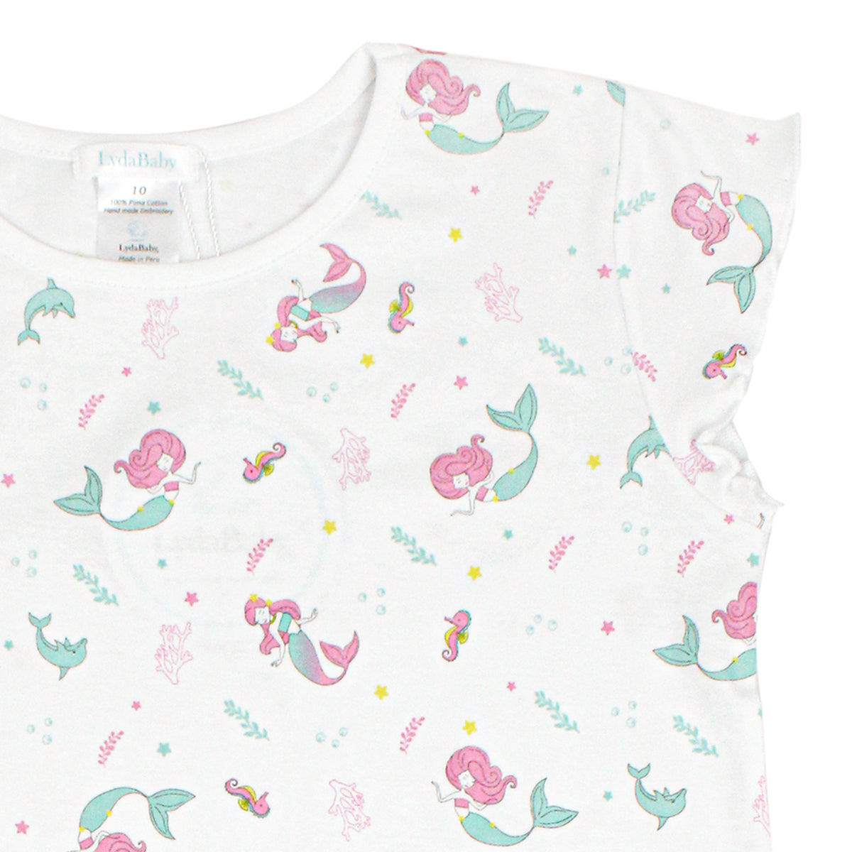 Little Mermaids Printed Dress | Girl