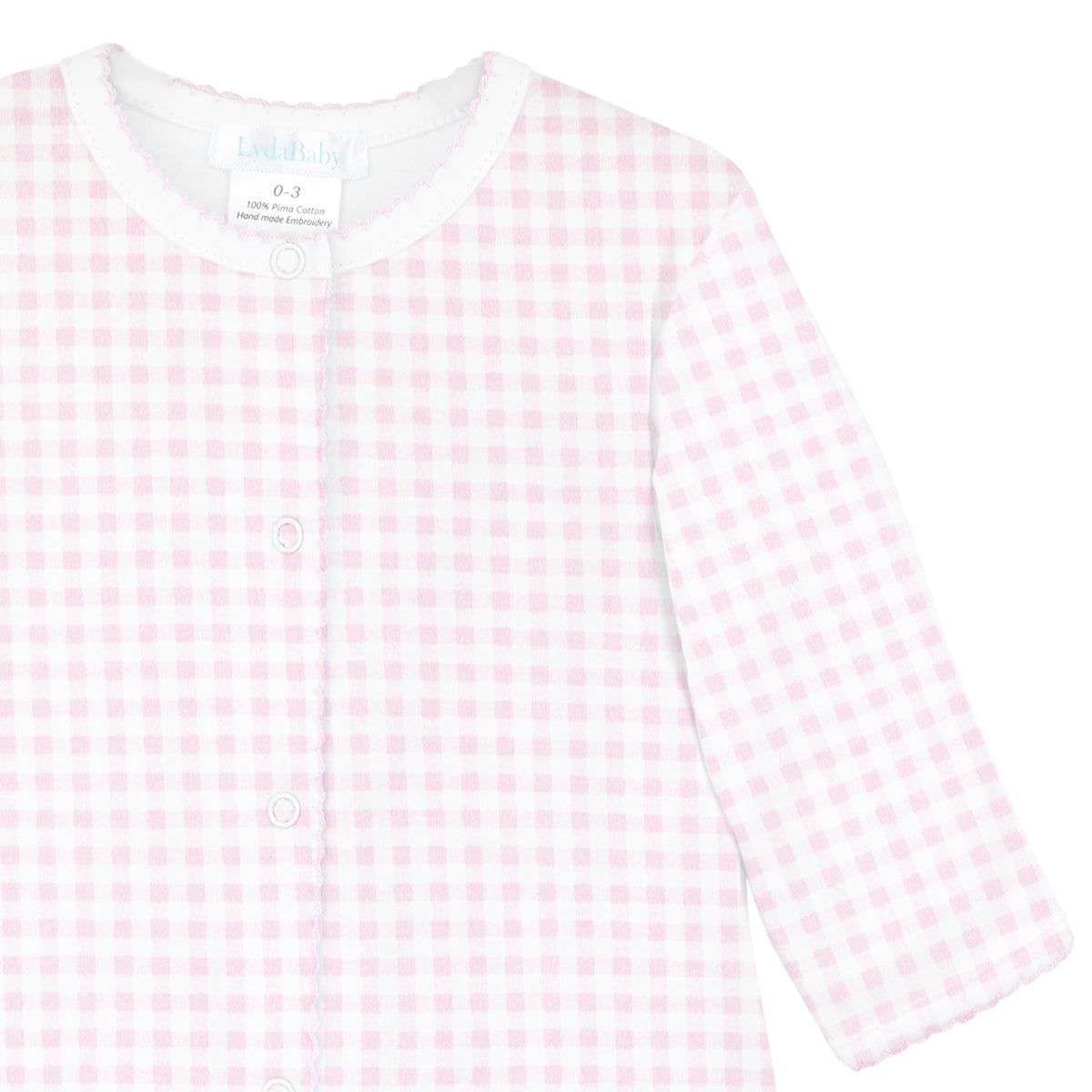 Pink Gingham Printed Converter | Baby Girl