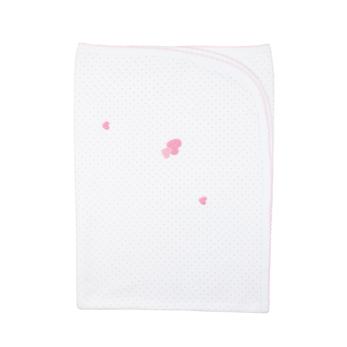 Double Love Embroidery and Print Blanket | Baby Girl