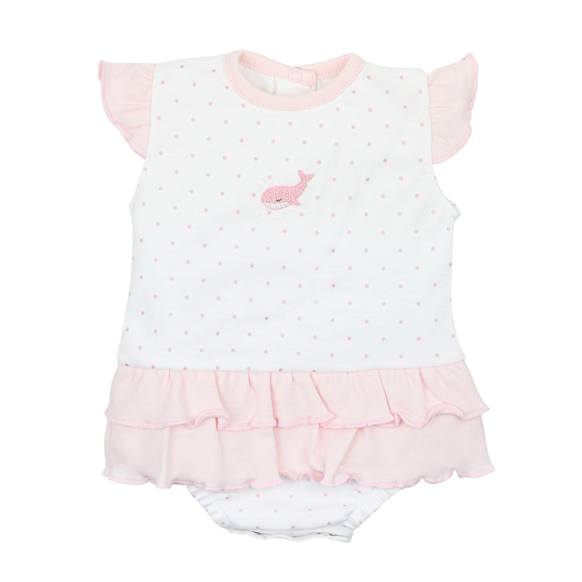 Baby Whale Romper | Baby Girl