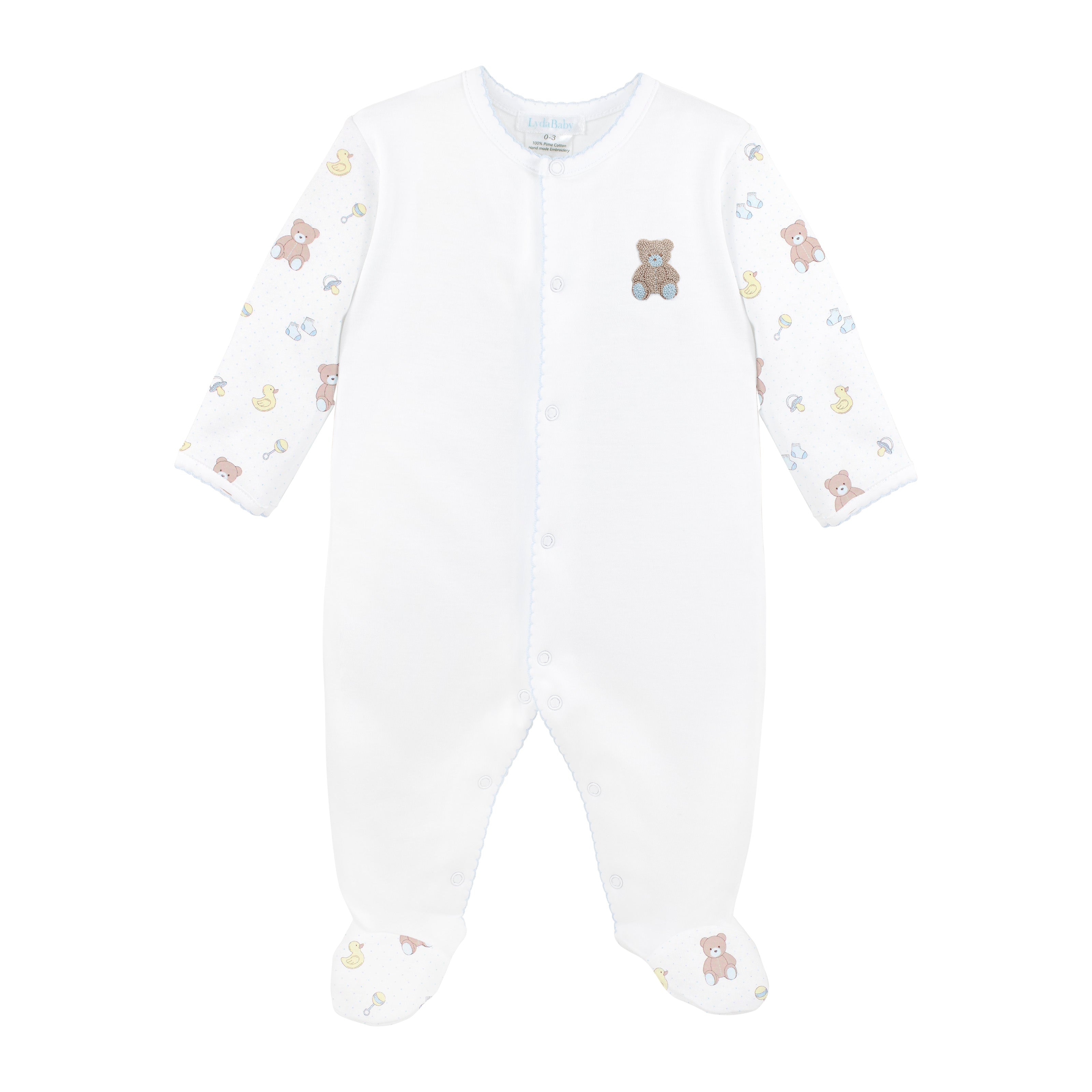 Baby Toys Embroidery and Printed Footie | Baby Boy