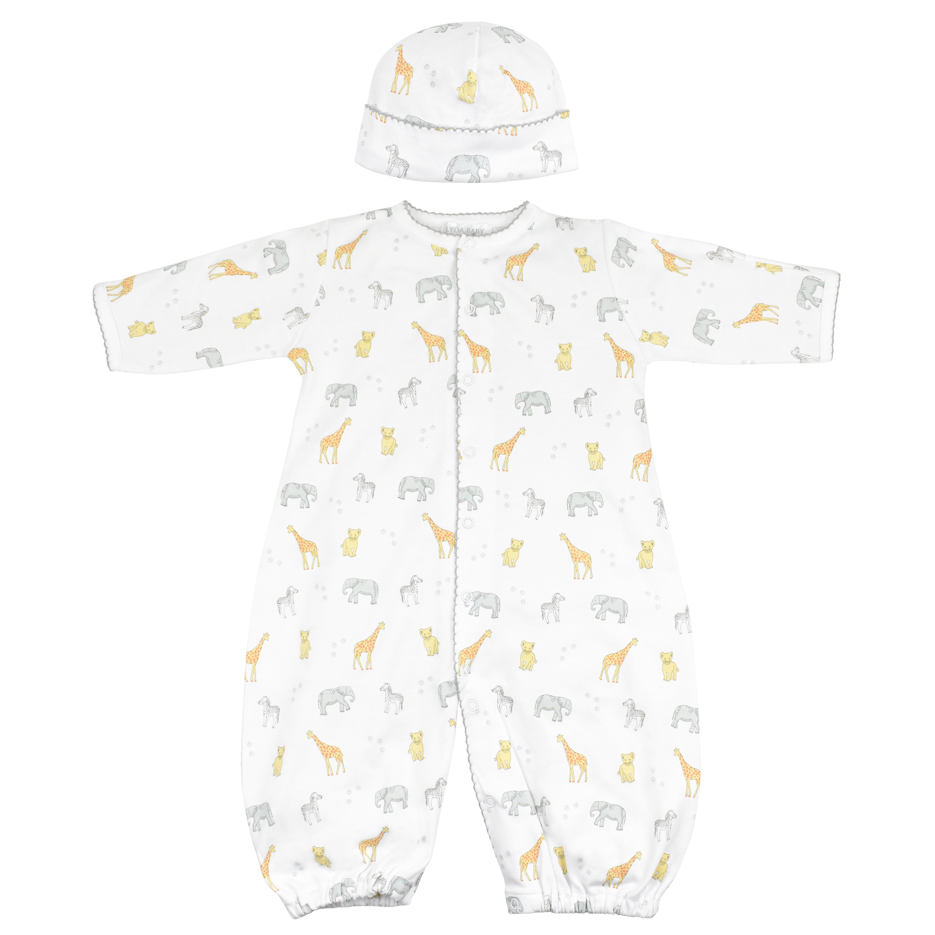 Safari Animals Printed Set 2 Pieces | Baby Unisex