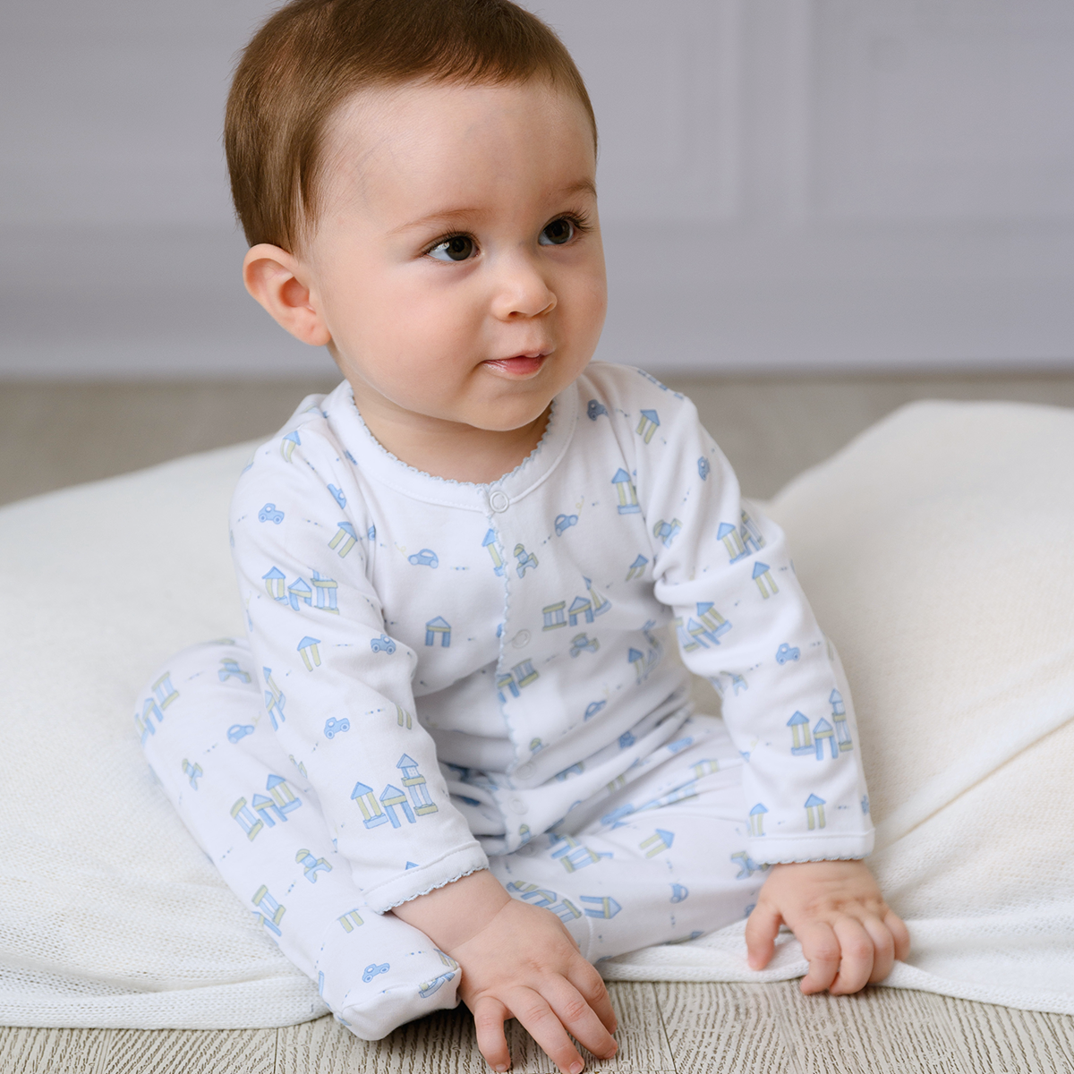 Wooden Toys Printed Footie | Baby Boy