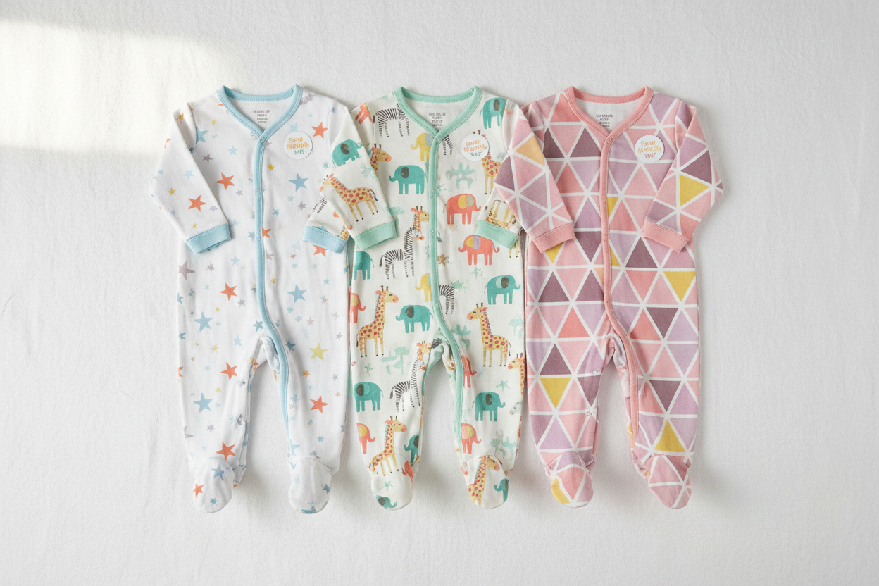 Bundle Three Footies Prints
