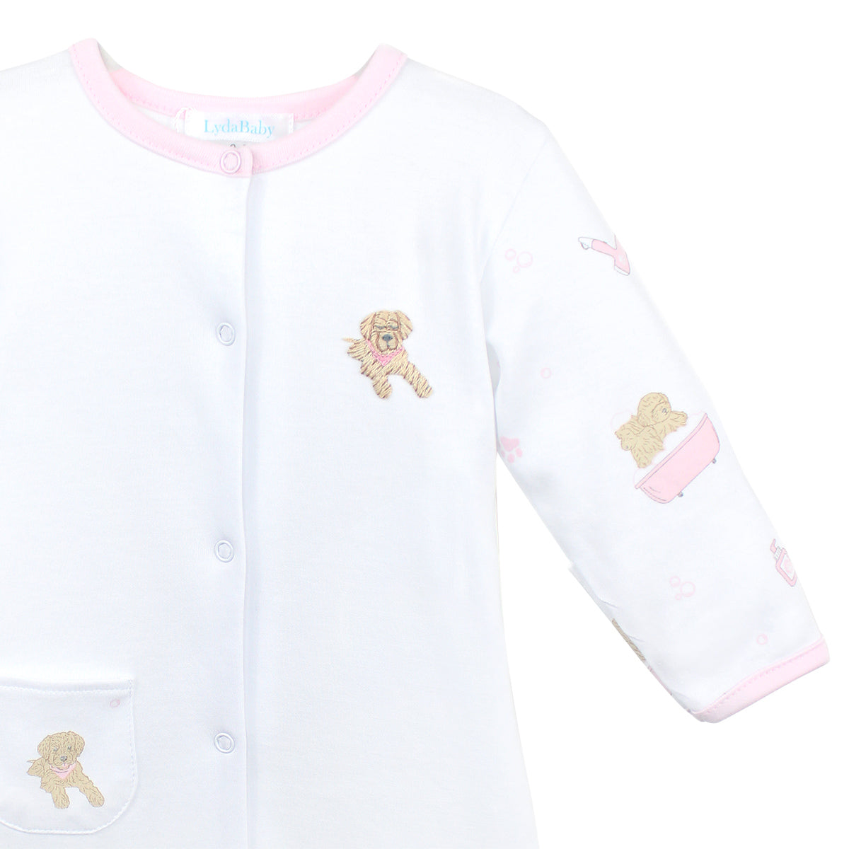 Luxury Pet Spa Duo Set — Embroidered & Printed | Girl