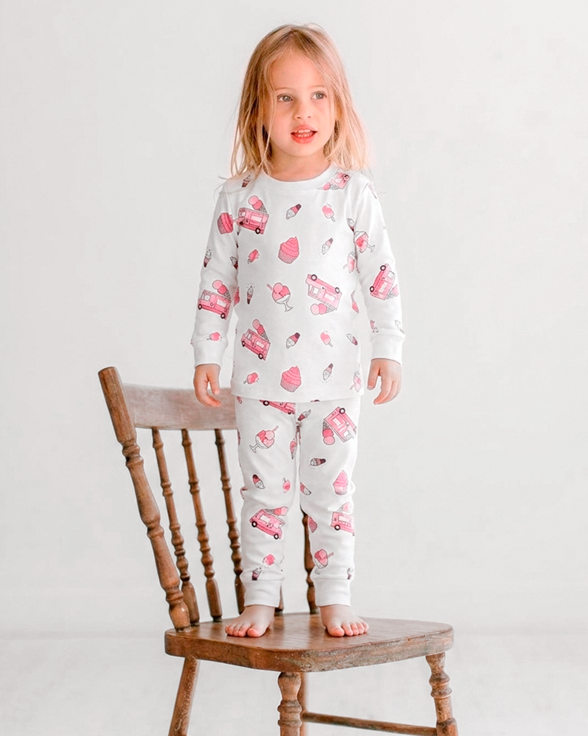 Ice Cream Truck Printed Pajama | Girl