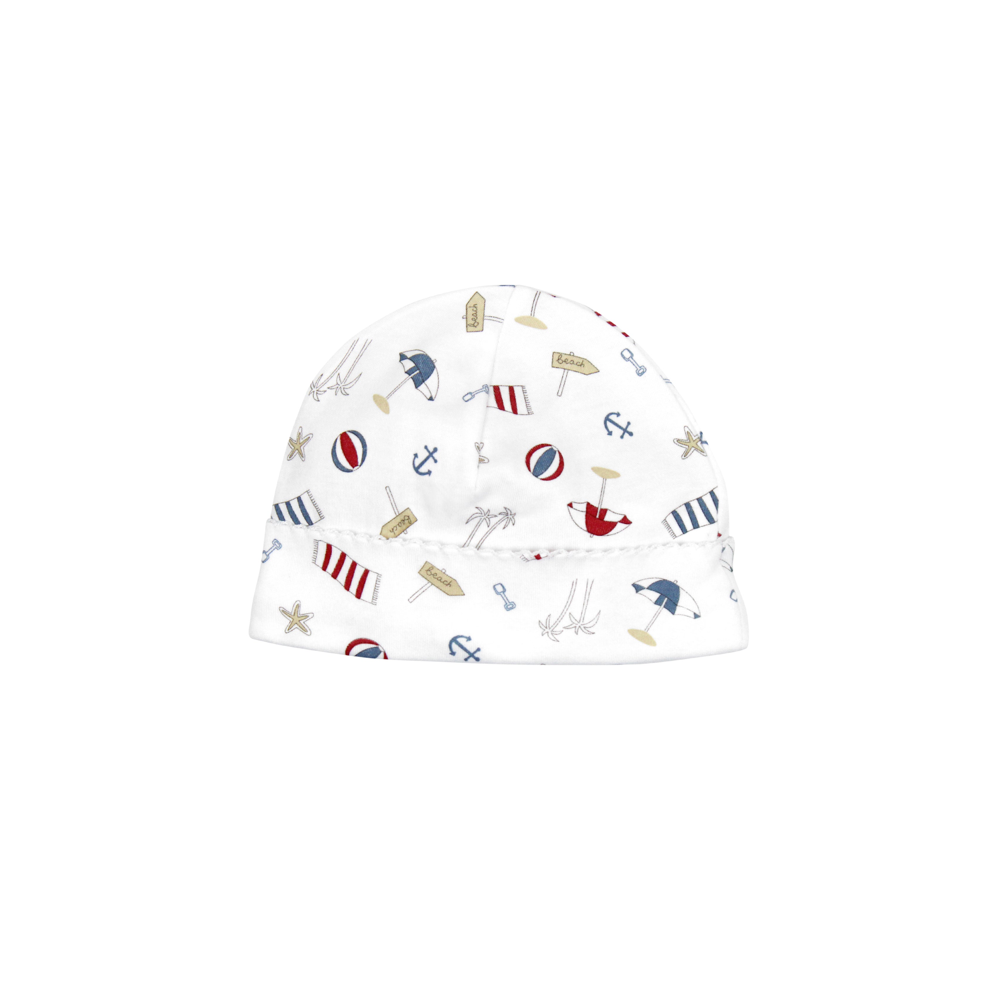 Lightweight baby boy hat perfect for summer, made with premium Peruvian Pima cotton — breathable, soft, and ideal for warm weather.