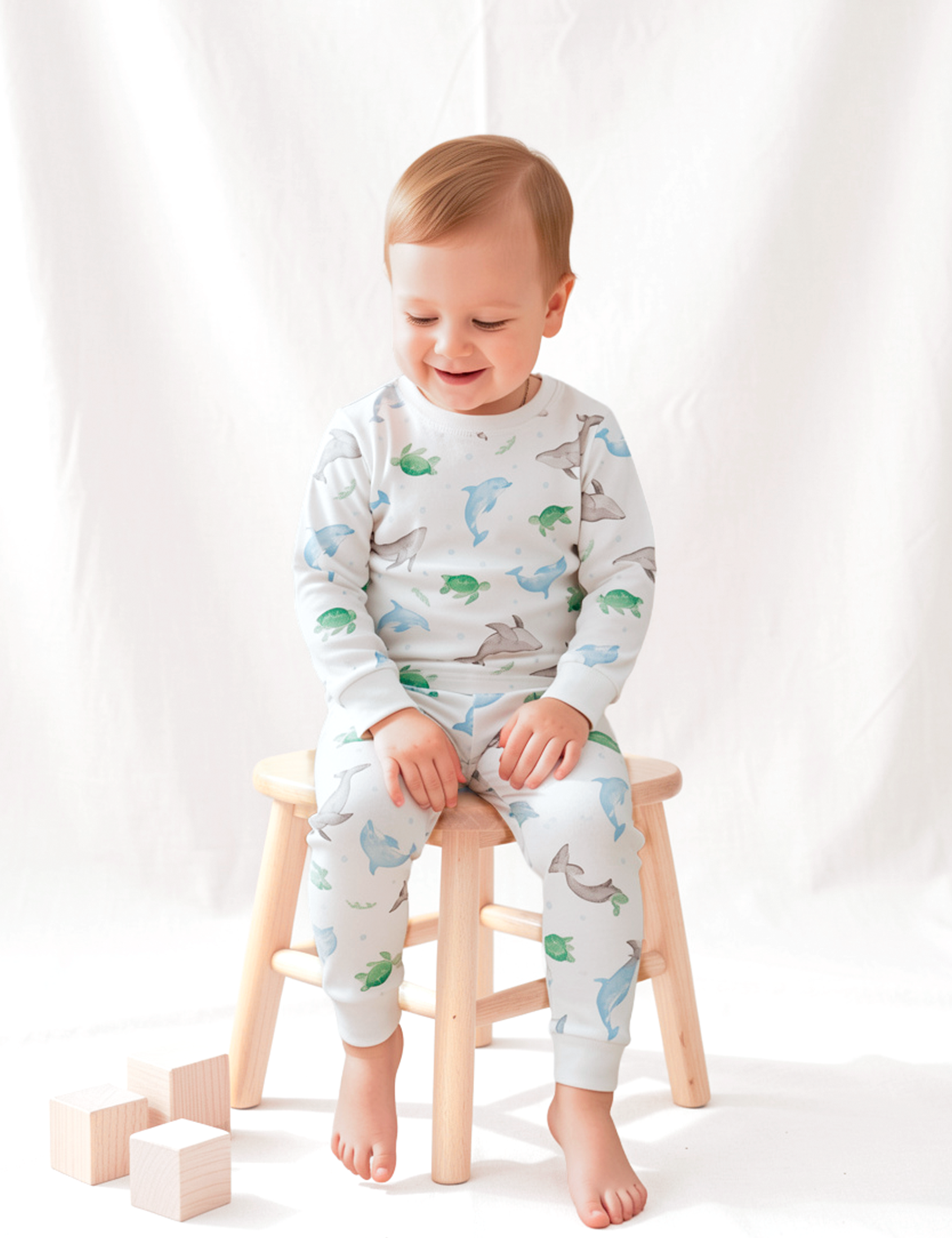 Ocean Friends Printed Pajama | Boy