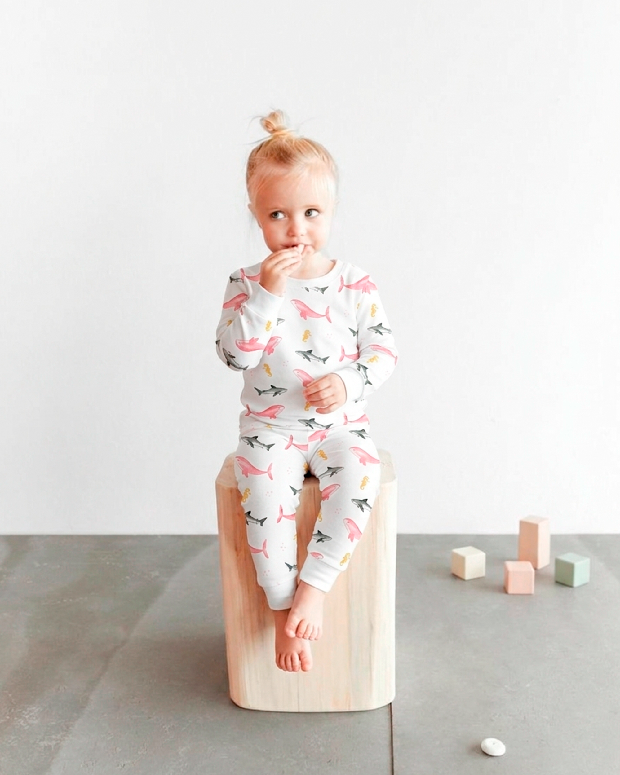 Sea Animals Printed Pajama | Girl
