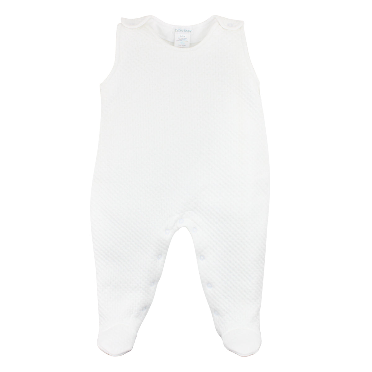 Unisex baby overalls in flannel, cozy newborn outfit for boys and girls