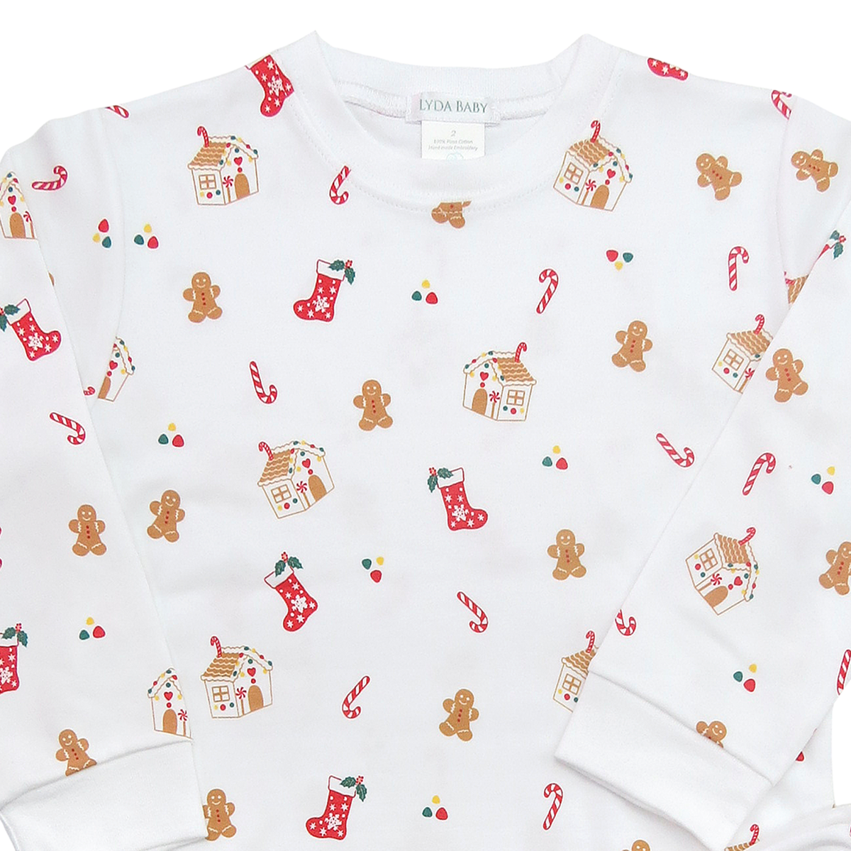 Gingerbread House Printed Pajamas | Unisex